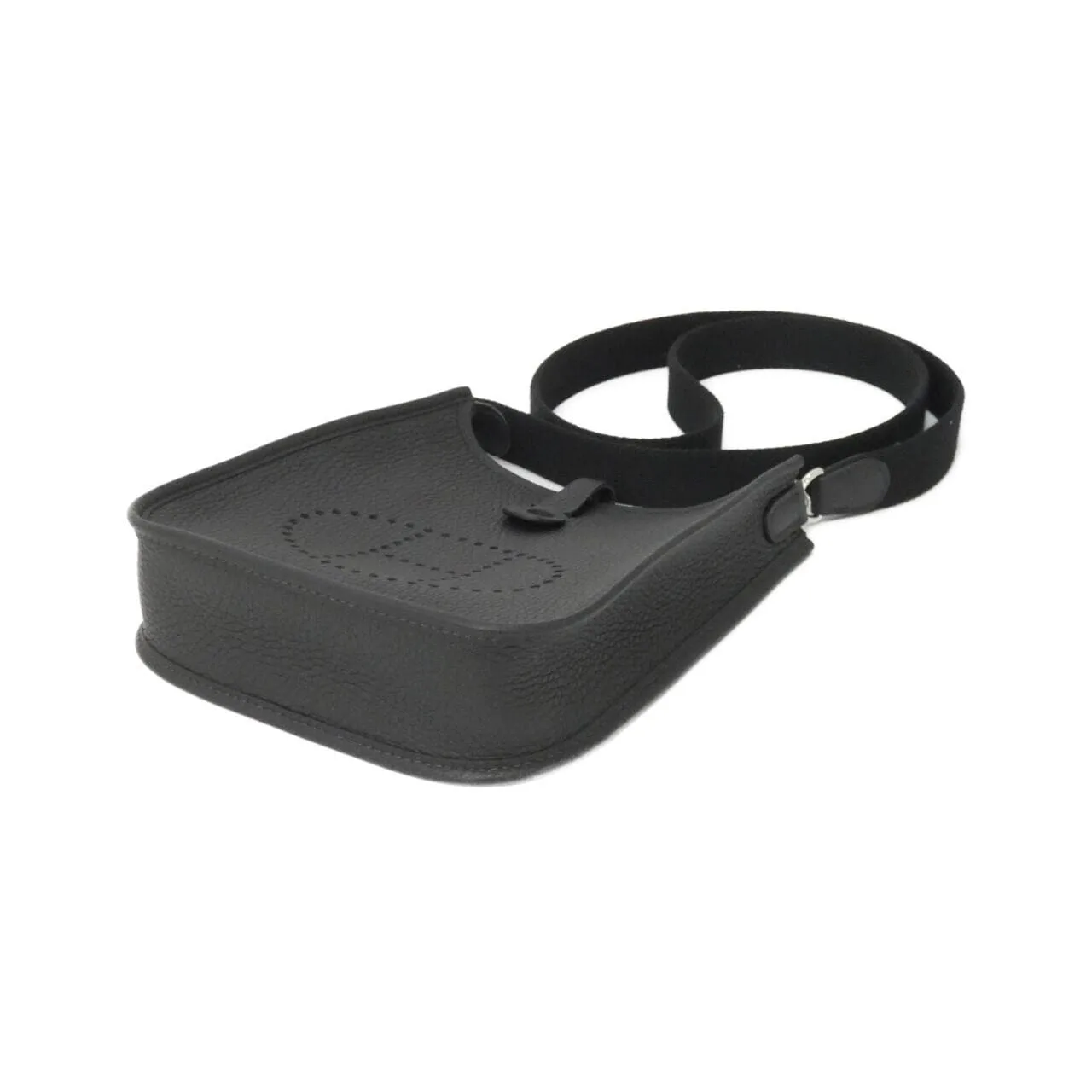 HERMES Evelyne 069426CK Shoulder Clemence Black Clemence Leather Unused - Thumbnail 3