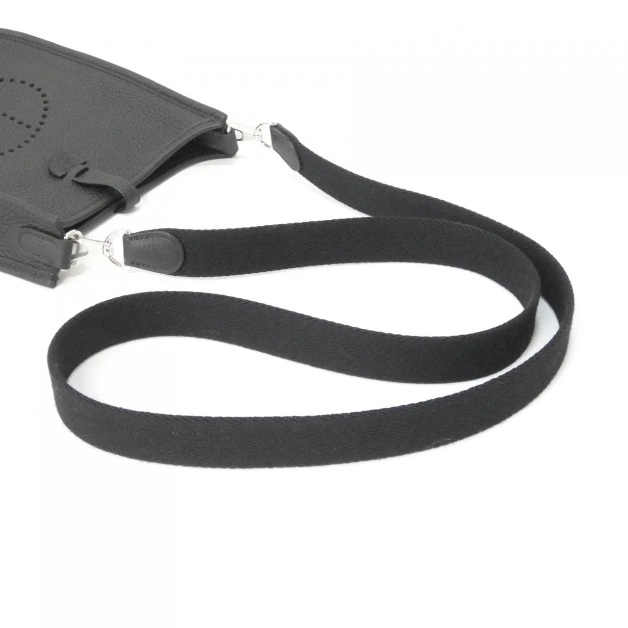 HERMES Evelyne 069426CK Shoulder Clemence Black Clemence Leather Unused - Thumbnail 4