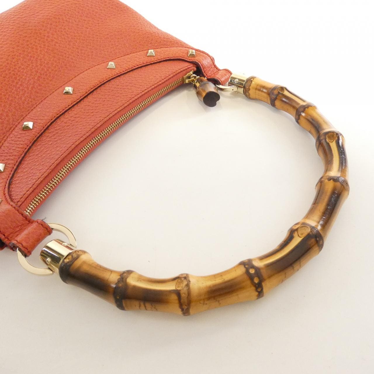 GUCCI 137373 Shoulder Bag Leather 紅色 皮革 中古品A - 縮圖 4