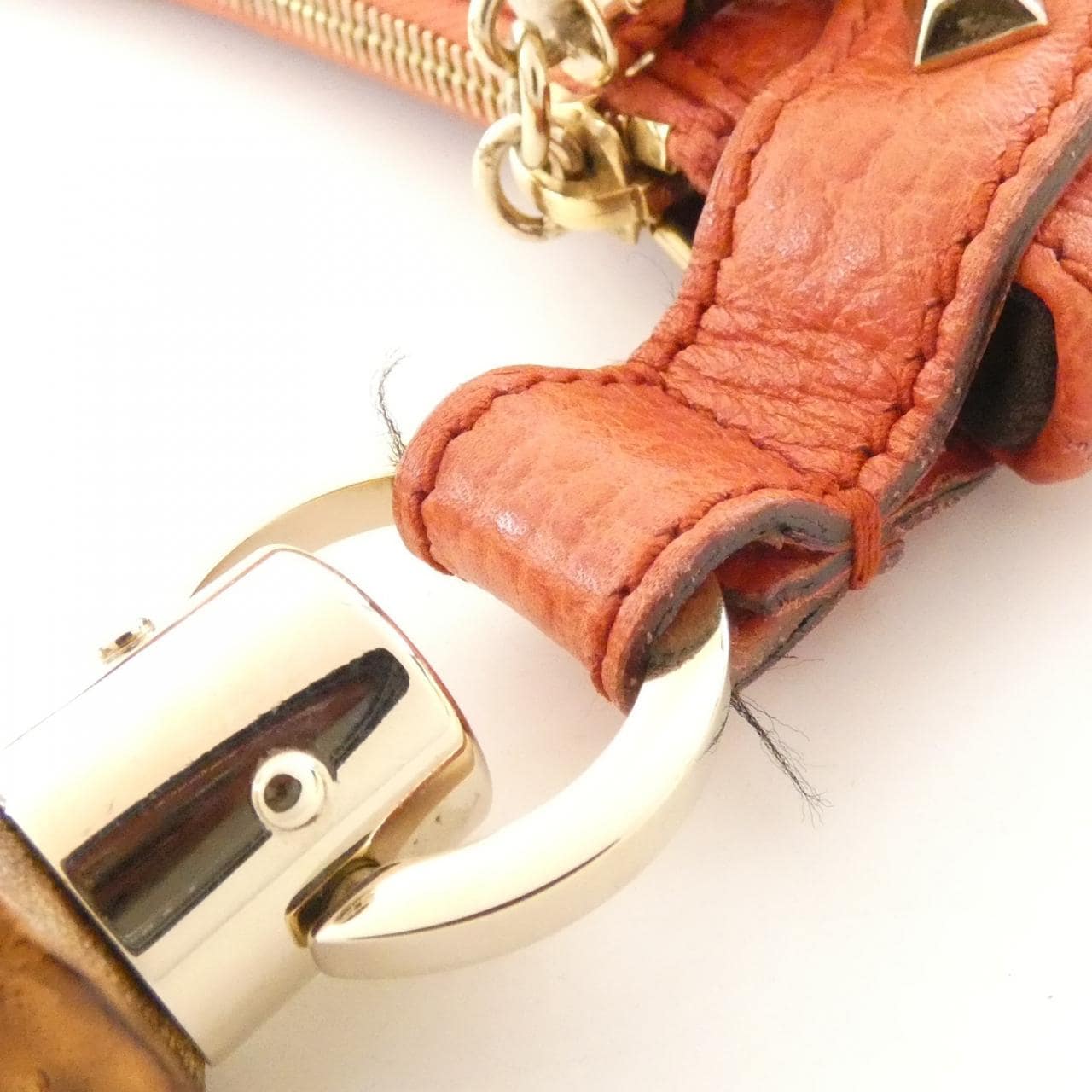 GUCCI 137373 Shoulder Bag Leather 紅色 皮革 中古品A - 縮圖 5