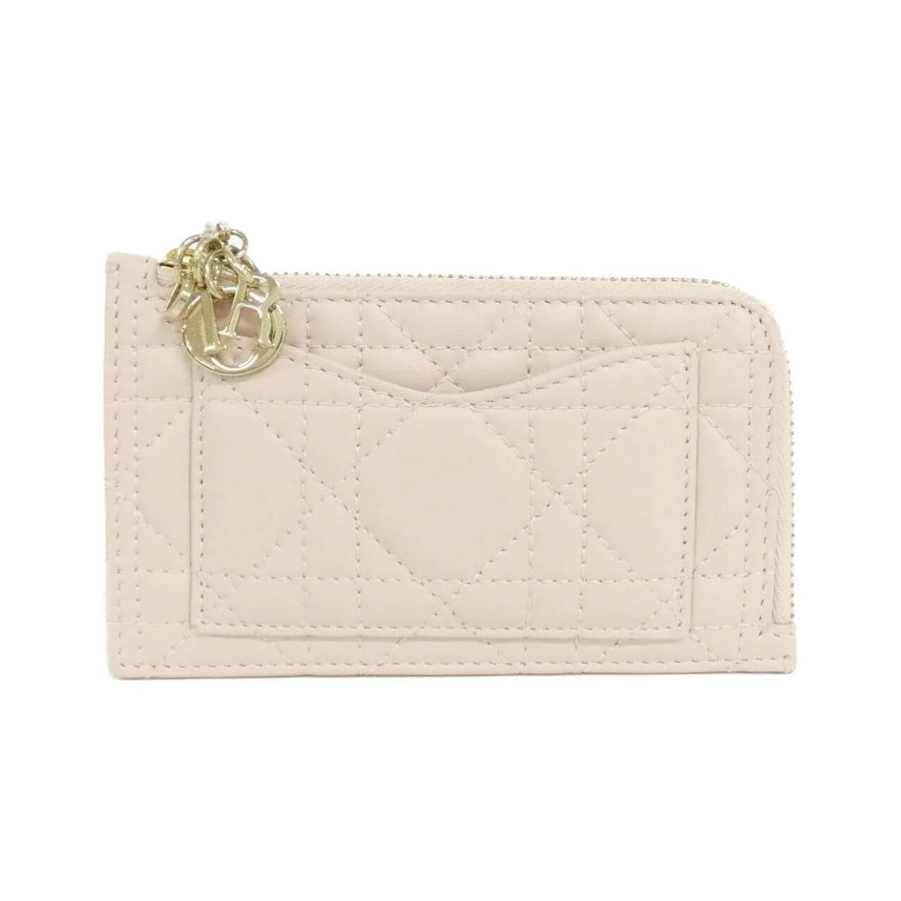 DIOR Lady Dior S0965ONMJ Coin Case Lambskin Black