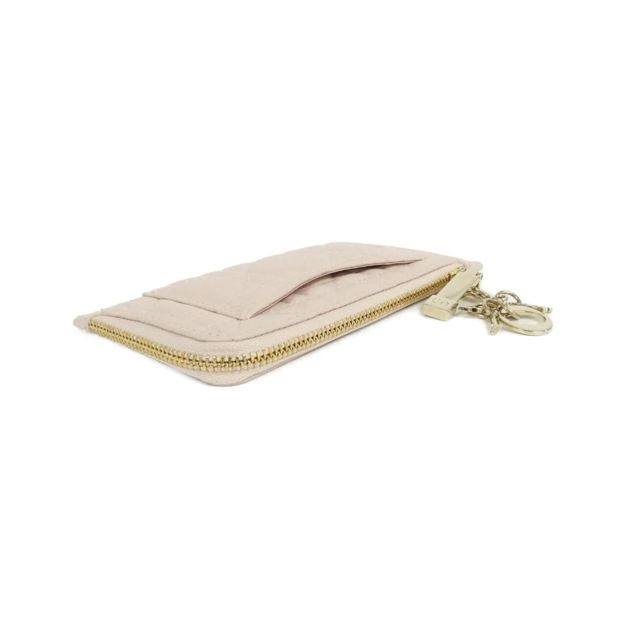 DIOR Lady Dior S0965ONMJ Coin Case Lambskin 黑色 羊皮 中古品A - 縮圖 3