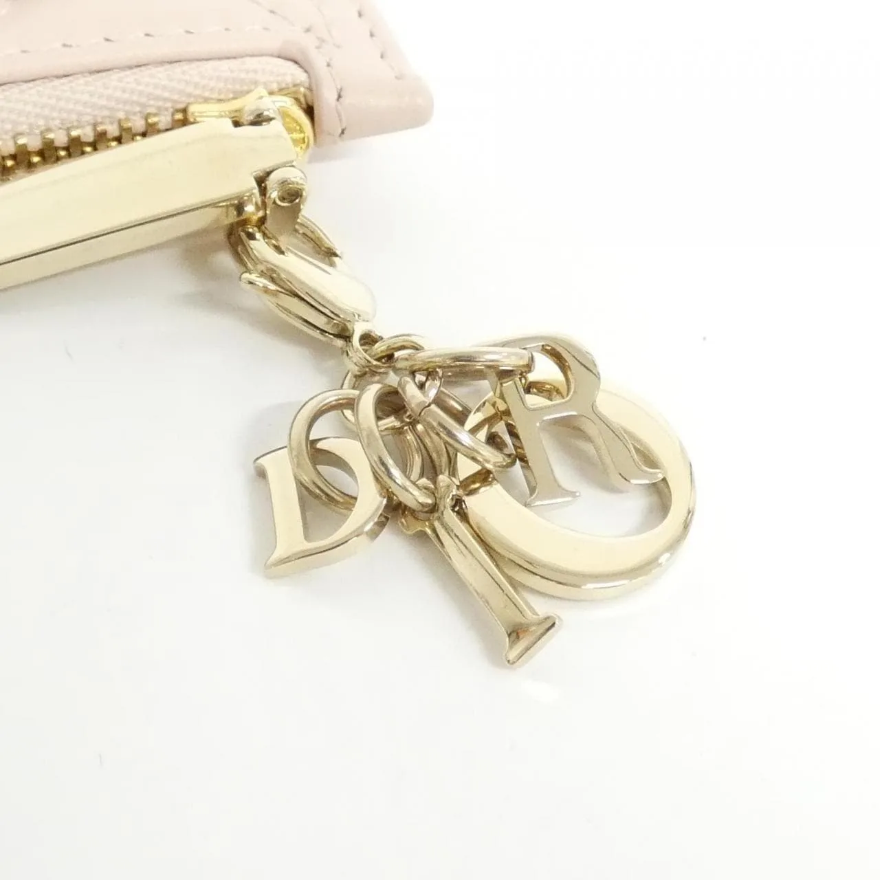 DIOR Lady Dior S0965ONMJ Coin Case Lambskin 黑色 羊皮 中古品A - 縮圖 4