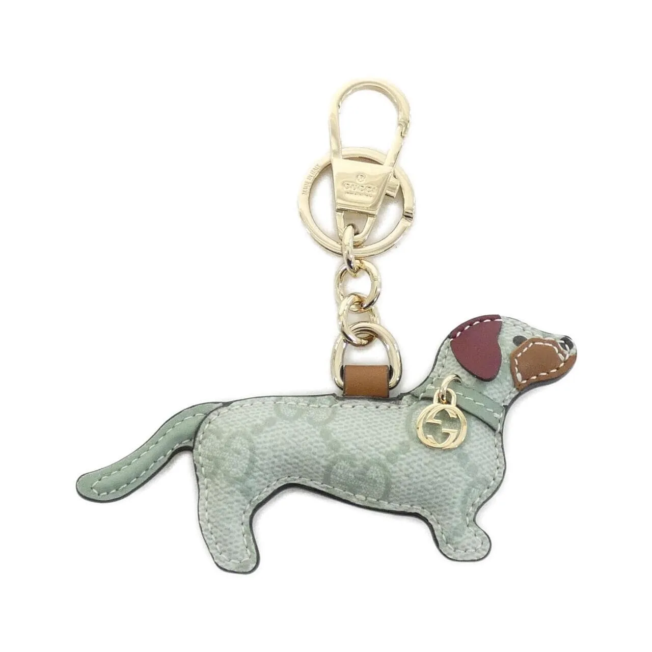 GUCCI 821812 IAAFQ Key Case Canvas Black