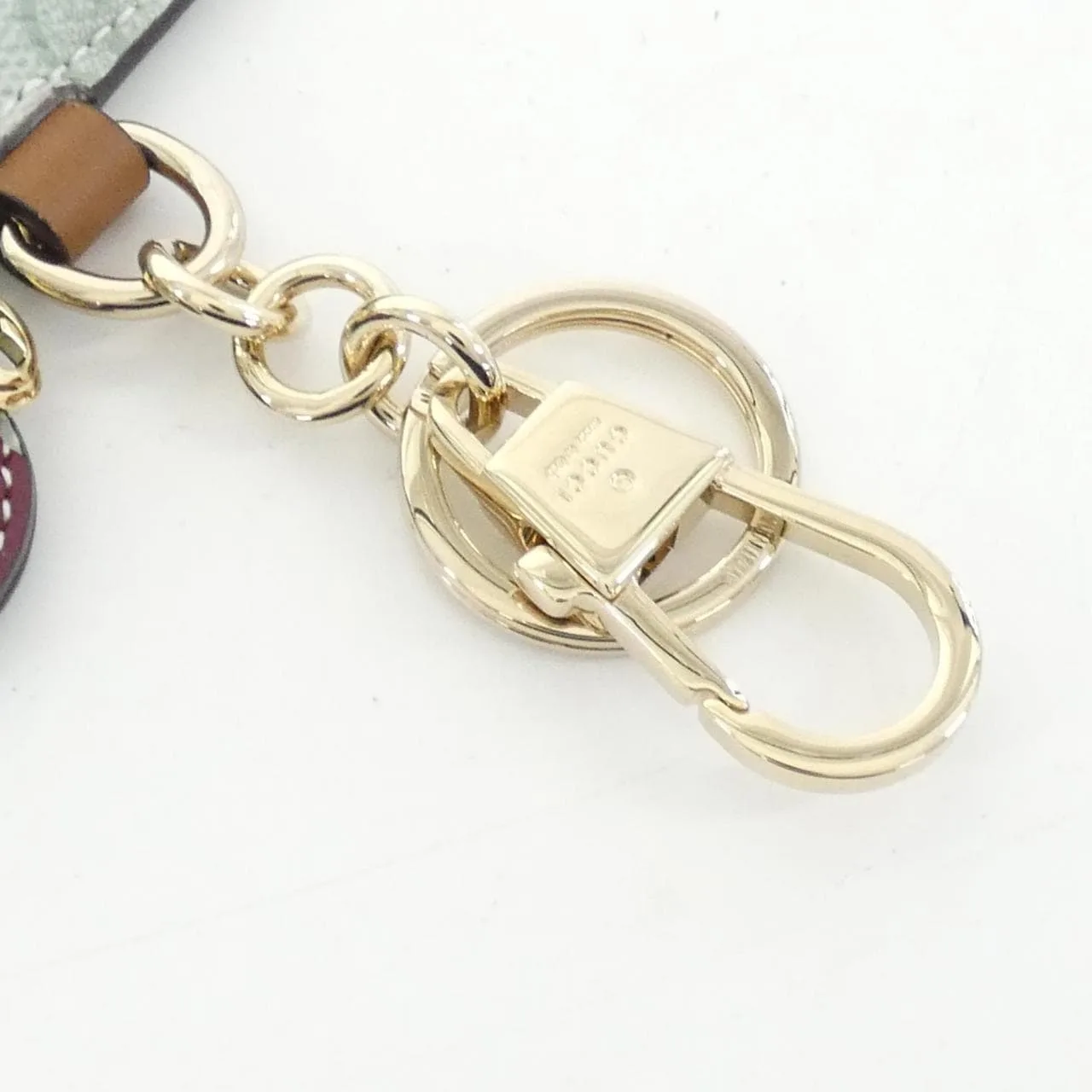 GUCCI 821812 IAAFQ Key Case Canvas 黑色 帆布 中古品A - 縮圖 5