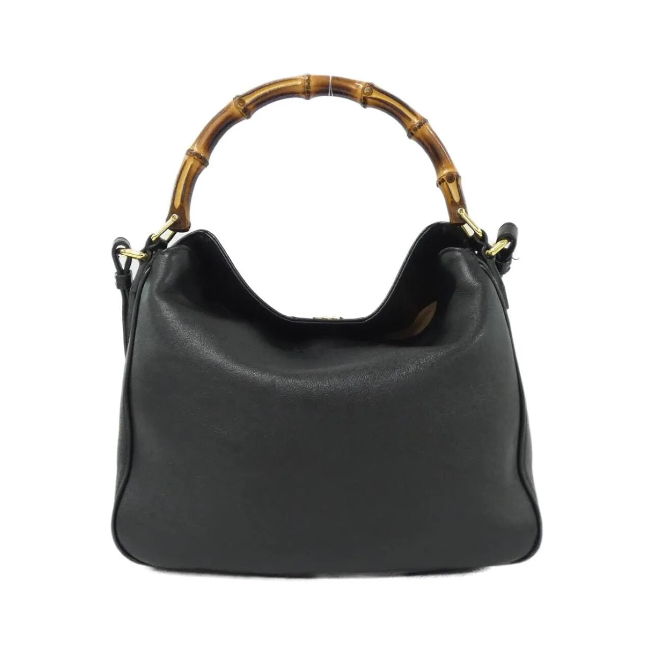 GUCCI 746124 UAAAY Shoulder Leather Black Leather Rank A - Thumbnail 2