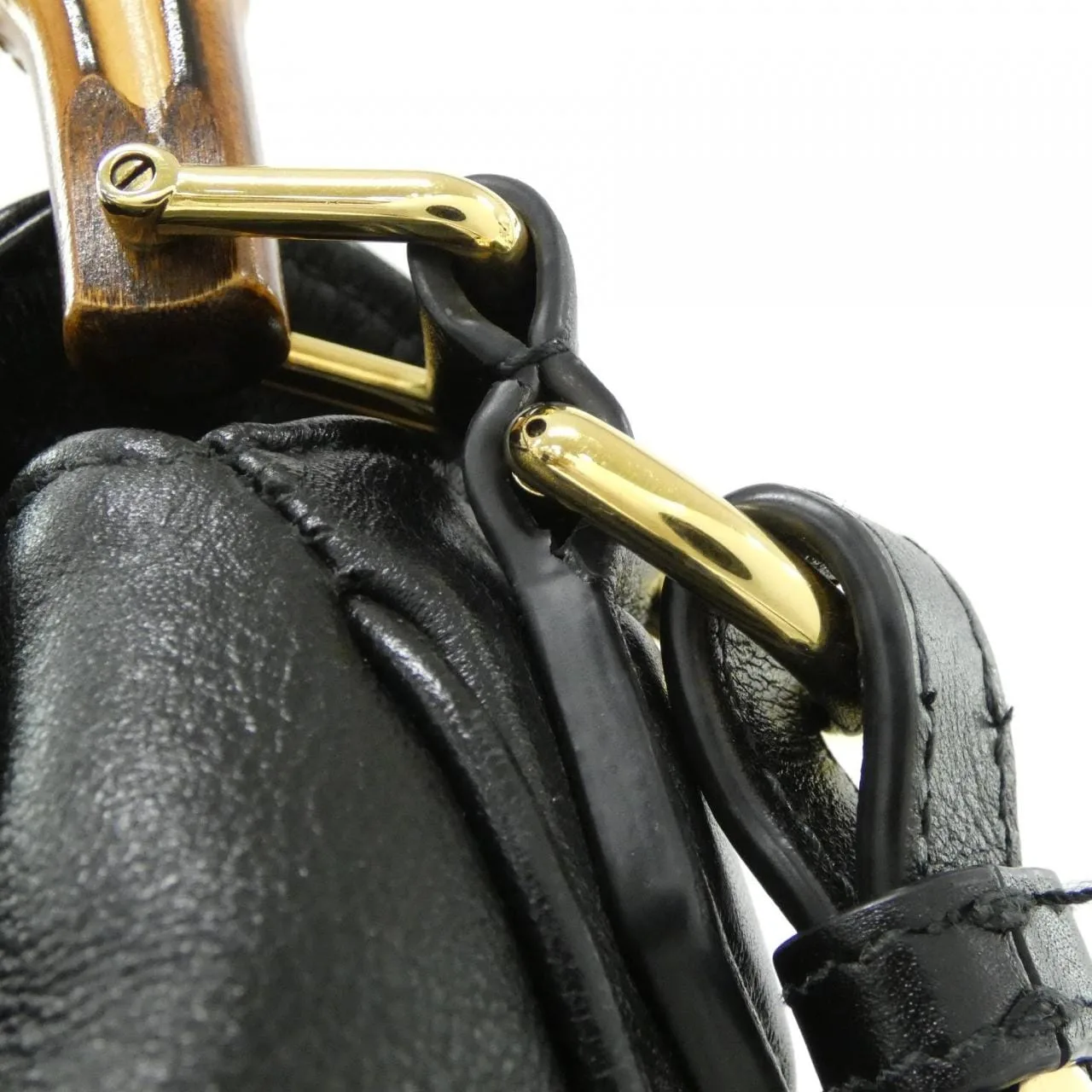 GUCCI 746124 UAAAY Shoulder Leather Black Leather Rank A - Thumbnail 6