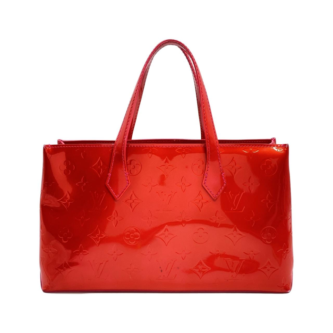 LOUIS VUITTON M91723 Bag Vernis Rouge Vernis 中古品B - 縮圖 2