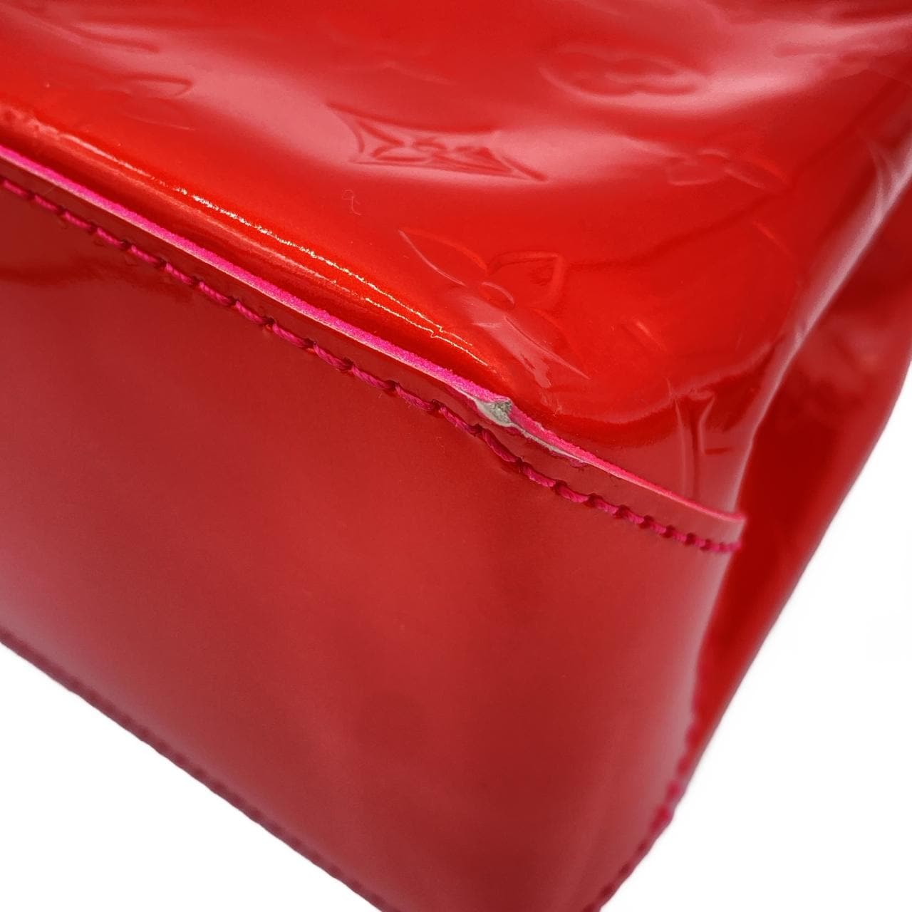 LOUIS VUITTON M91723 Bag Vernis Rouge Vernis 中古品B - 縮圖 3