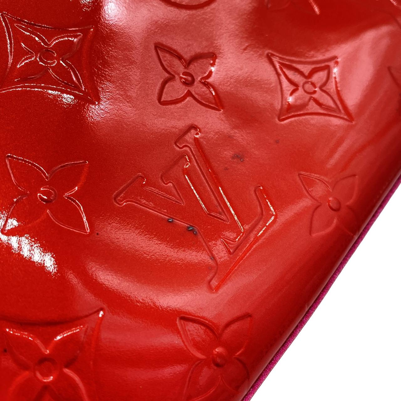 LOUIS VUITTON M91723 Bag Vernis Rouge Vernis 中古品B - 縮圖 4