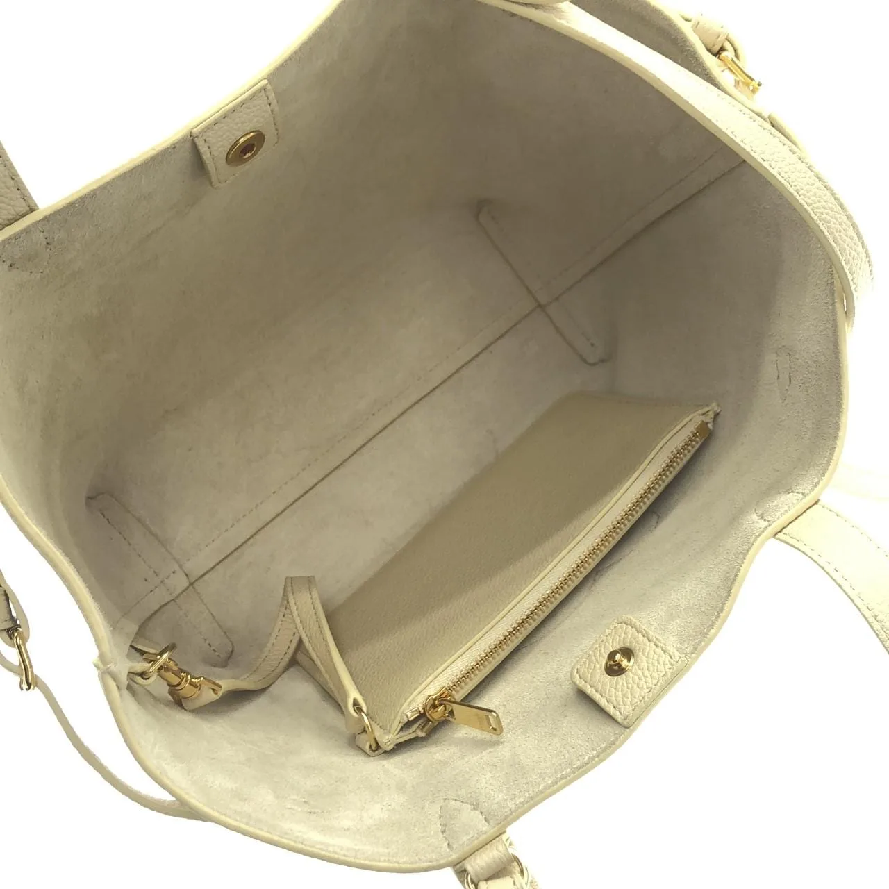 CELINE Cabas 121743ENY Handbag 黑色 中古品A - 縮圖 5