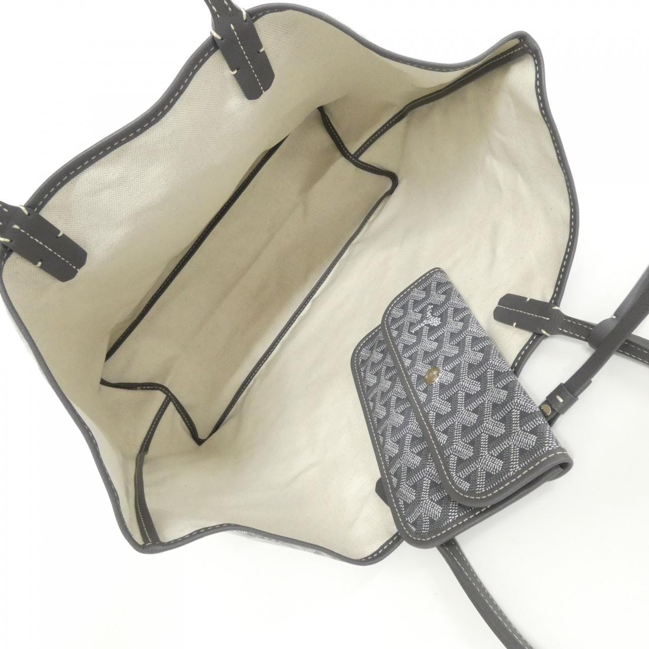 GOYARD Saint Louis AMA LOUIS PM Bag Canvas Grey Canvas Unused - Thumbnail 5