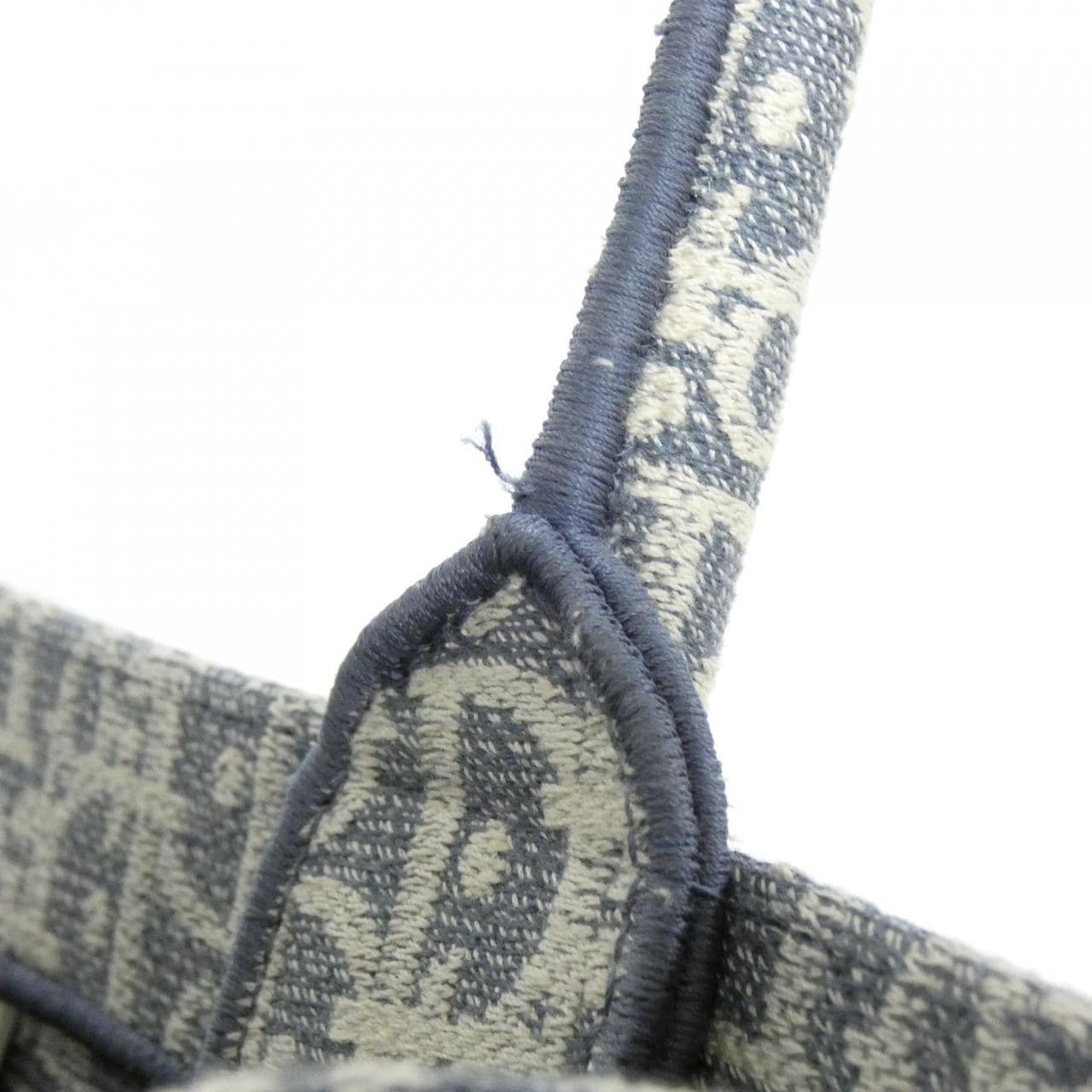 DIOR Book Tote M1296ZEEO Tote Canvas 藍色 帆布 中古品A - 縮圖 8