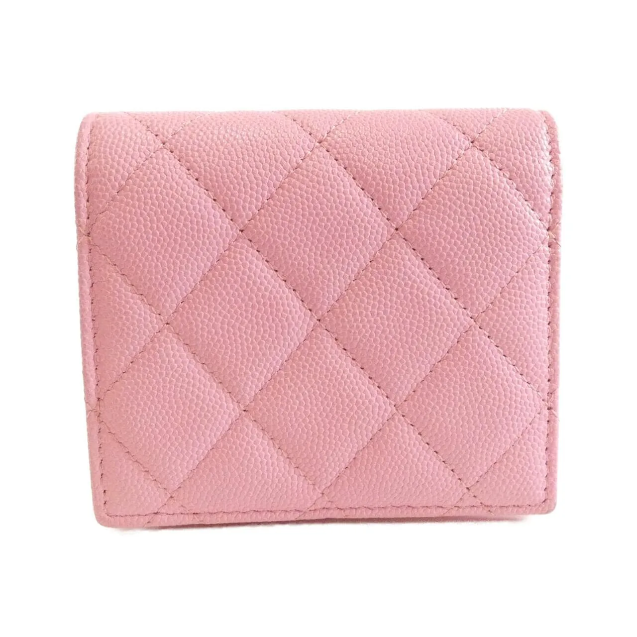 CHANEL Timeless Classic AP3178 Wallet Grained Calfskin Pink Grained Calfskin Rank B - Thumbnail 2