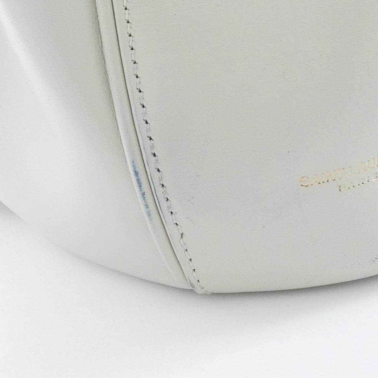 SAINT LAURENT 354250 Shoulder Bag Leather 白色 皮革 - 縮圖 4