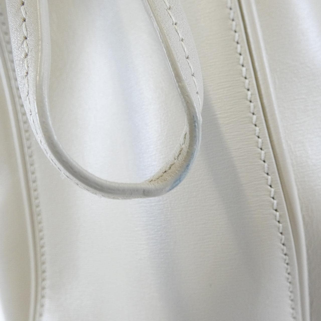 SAINT LAURENT 354250 Shoulder Bag Leather 白色 皮革 - 縮圖 5