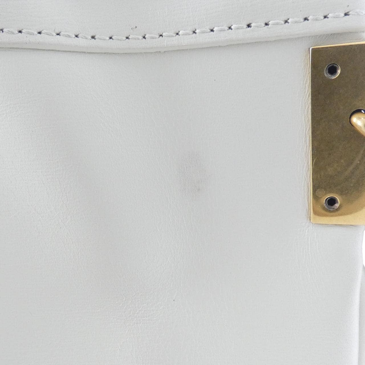 SAINT LAURENT 354250 Shoulder Bag Leather 白色 皮革 - 縮圖 7