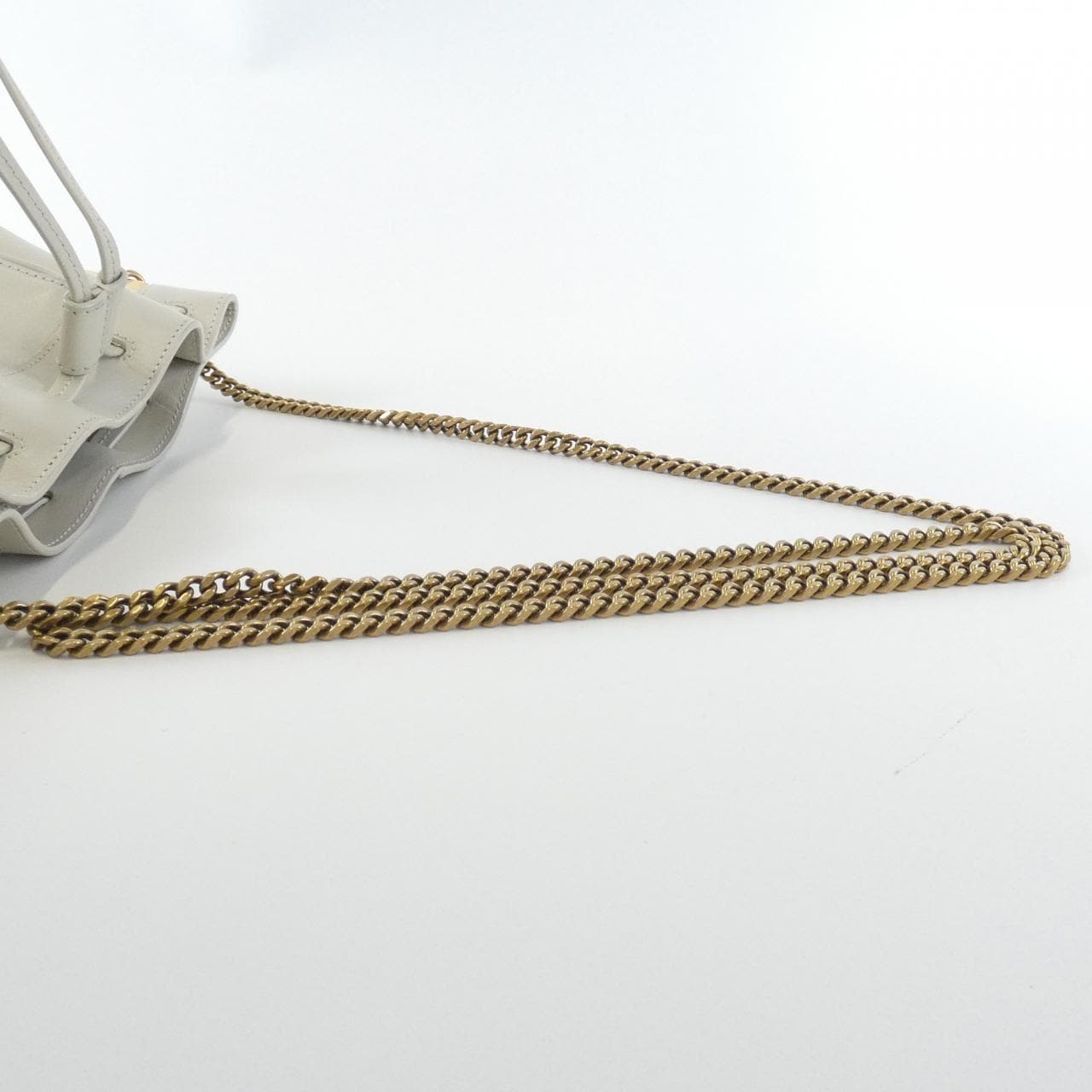 SAINT LAURENT 354250 Shoulder Bag Leather 白色 皮革 - 縮圖 8