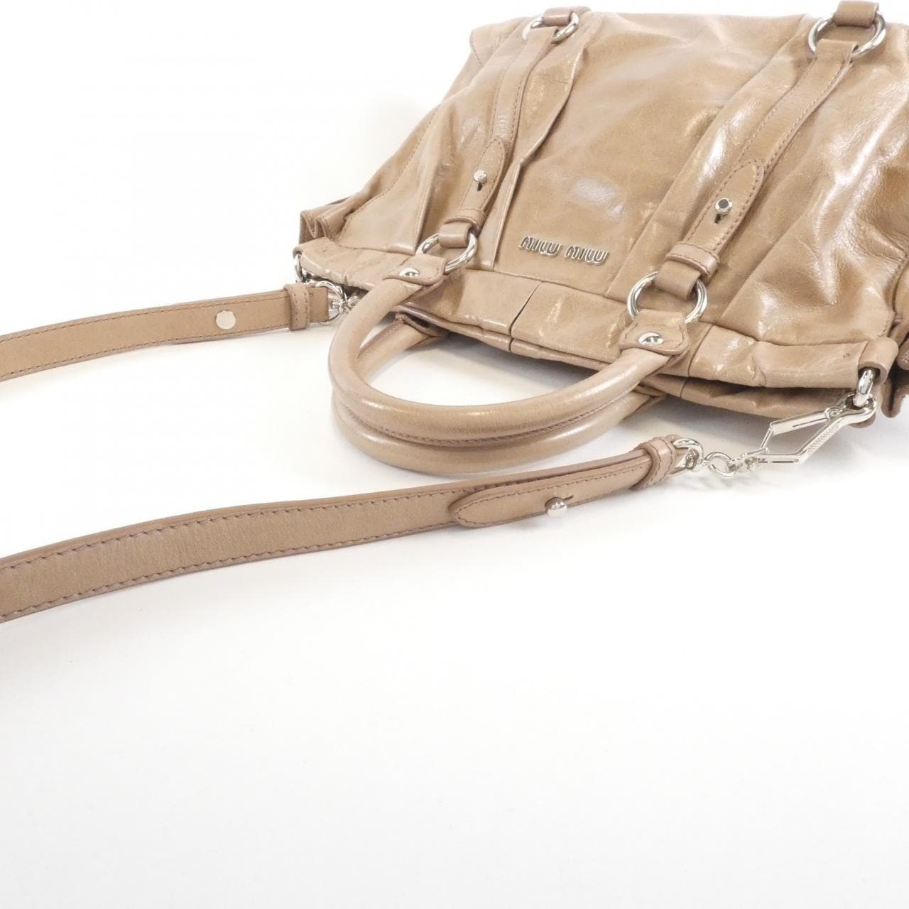 MIU MIU RT0383 Bag Black - Thumbnail 7