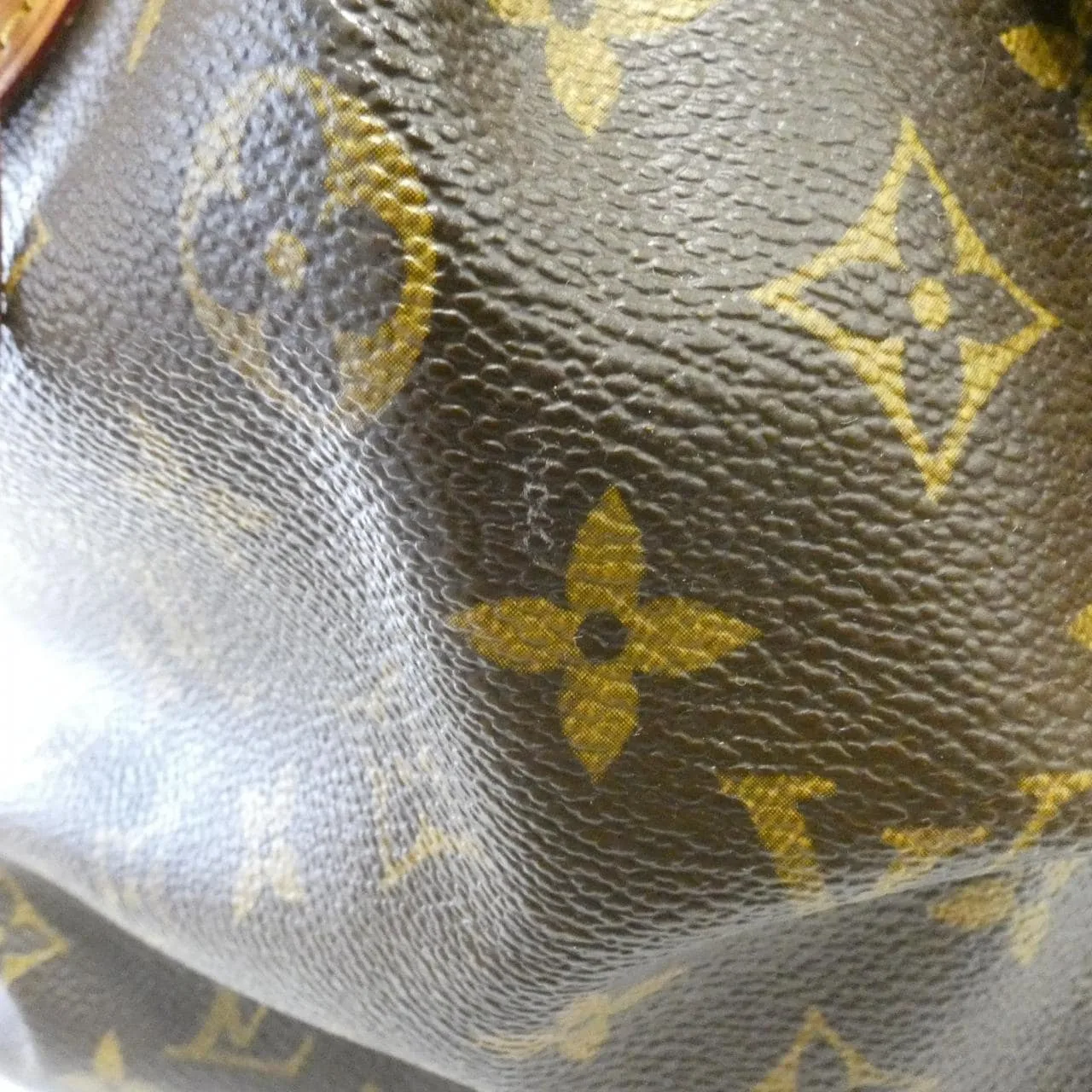 LOUIS VUITTON M40145 Handbag Monogram Black Monogram Rank B - Thumbnail 4