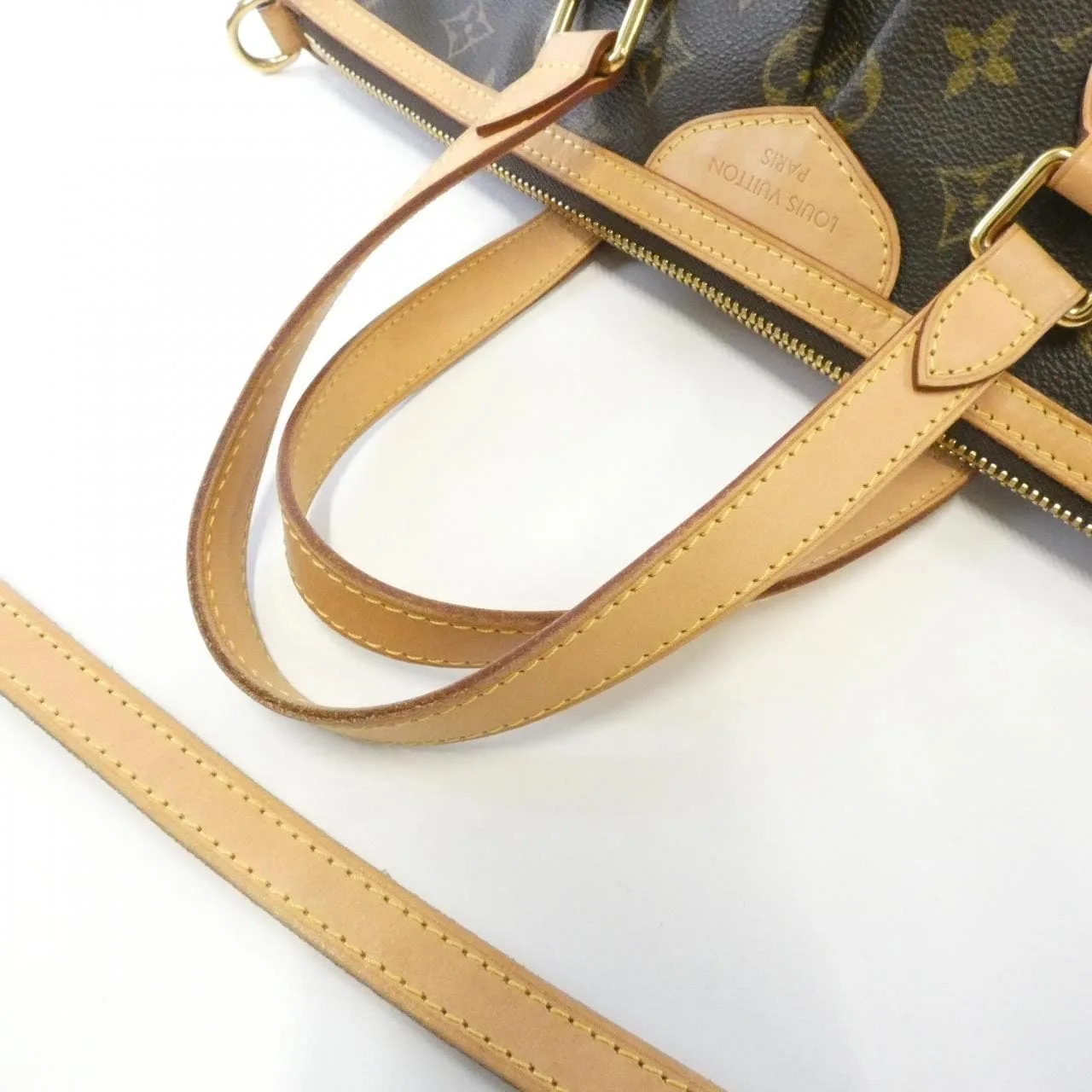 LOUIS VUITTON M40145 Handbag Monogram Black Monogram Rank B - Thumbnail 7