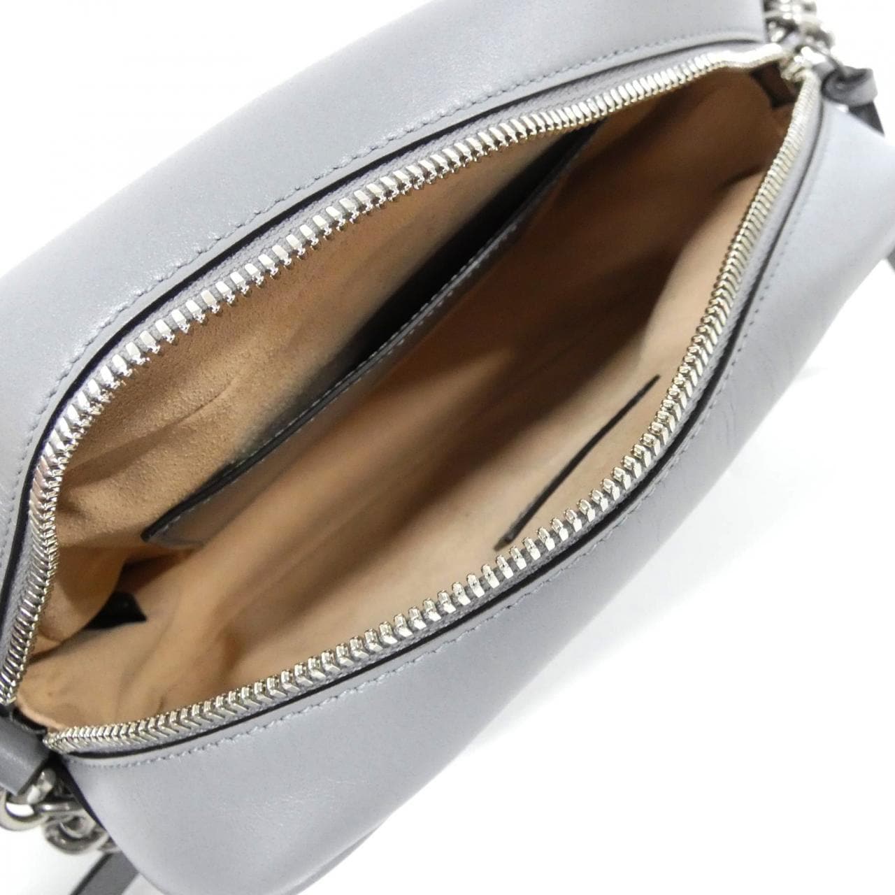 GUCCI Marmont 447632 UM8BN Shoulder Bag Leather 黑色 皮革 中古品A - 縮圖 7