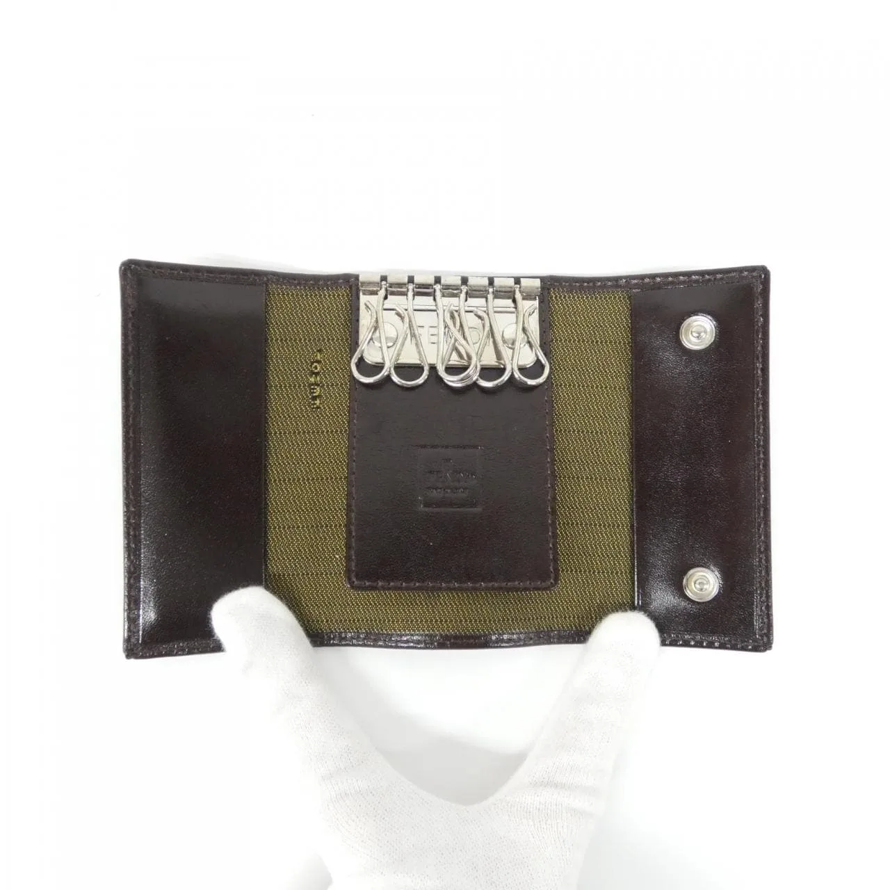 FENDI 10163 Key Case Canvas Black Canvas Rank A - Thumbnail 3