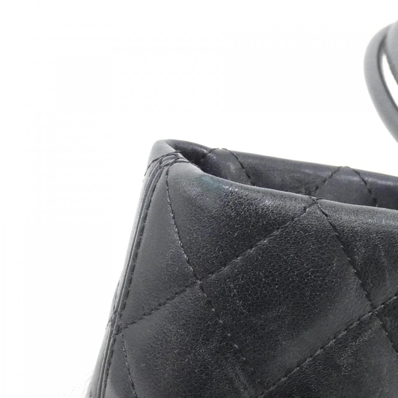 CHANEL Cambon 25167 Handbag 黑色 中古品B - 縮圖 6