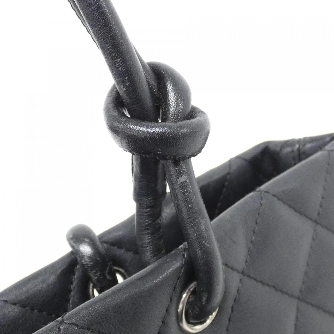 CHANEL Cambon 25167 Handbag 黑色 中古品B - 縮圖 7