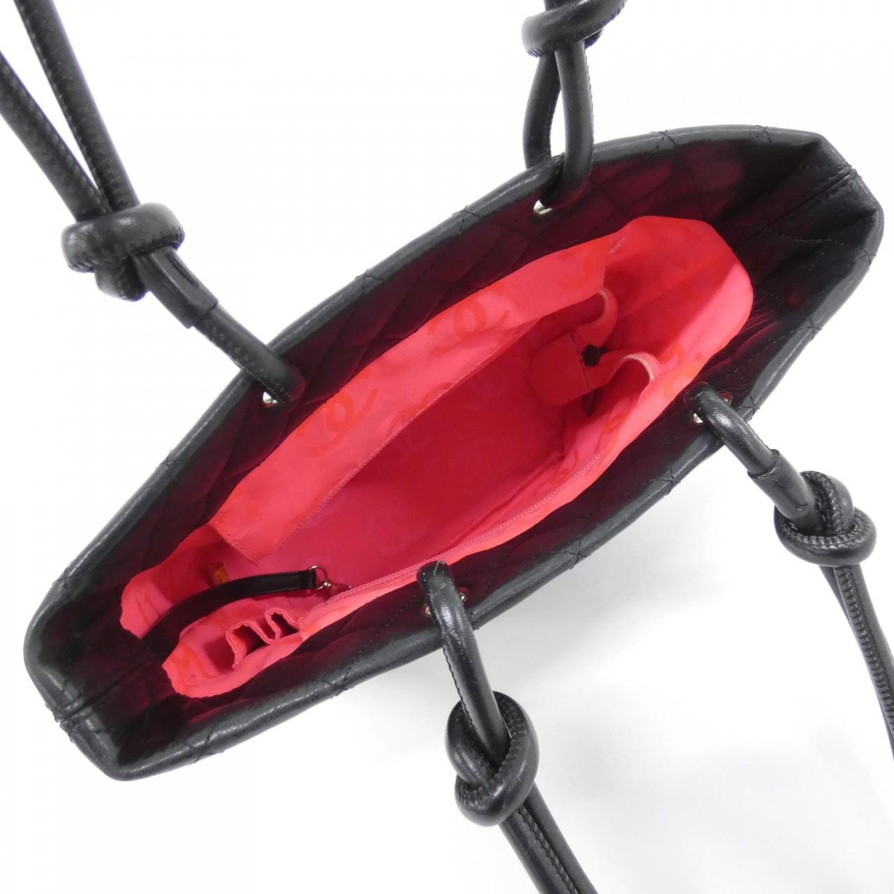 CHANEL Cambon 25167 Handbag 黑色 中古品B - 縮圖 8