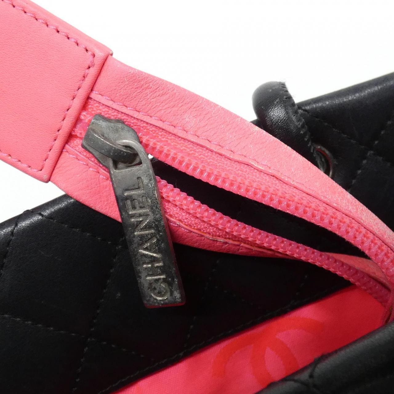 CHANEL Cambon 25167 Handbag 黑色 中古品B - 縮圖 9