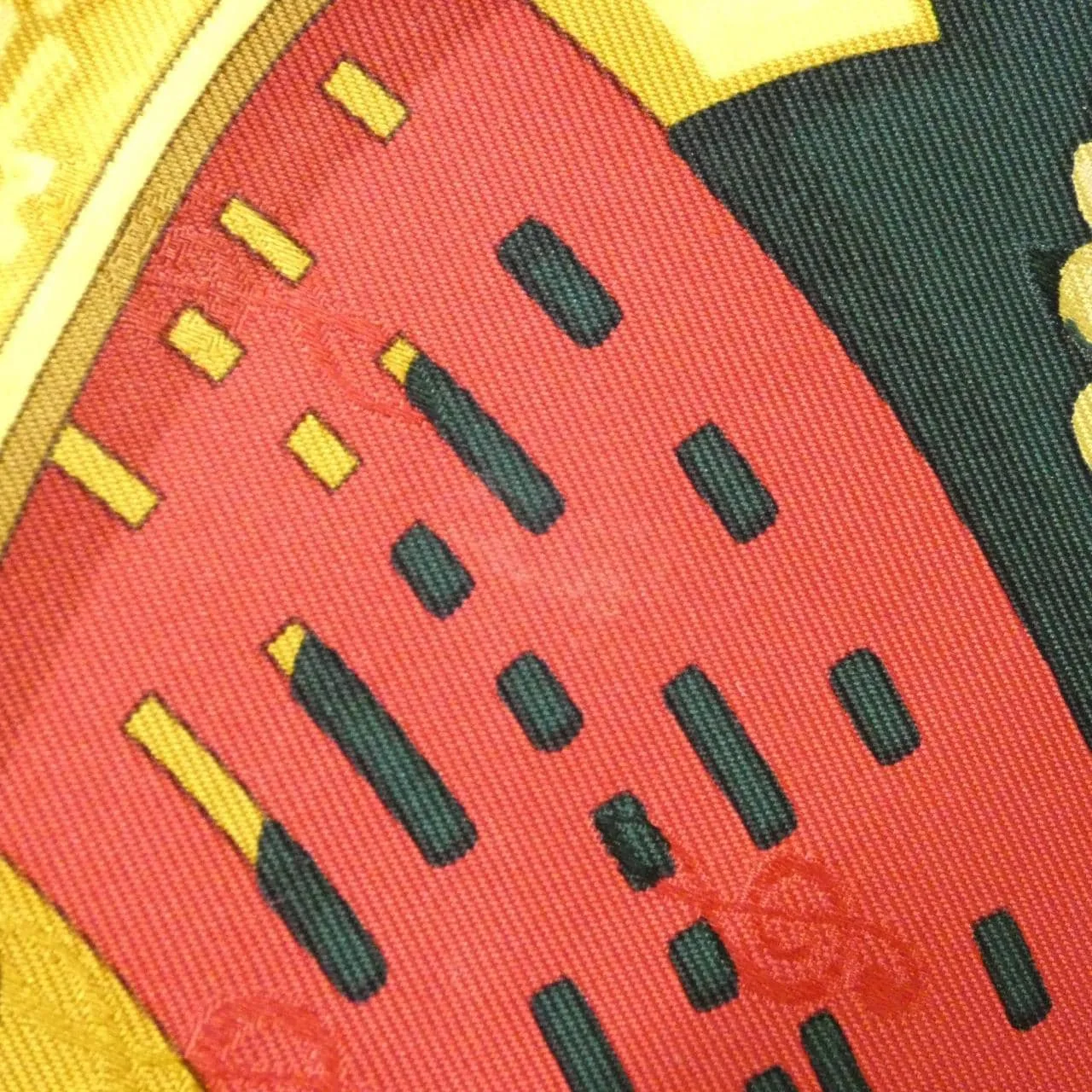 HERMES Scarf 金色 中古品A - 縮圖 7