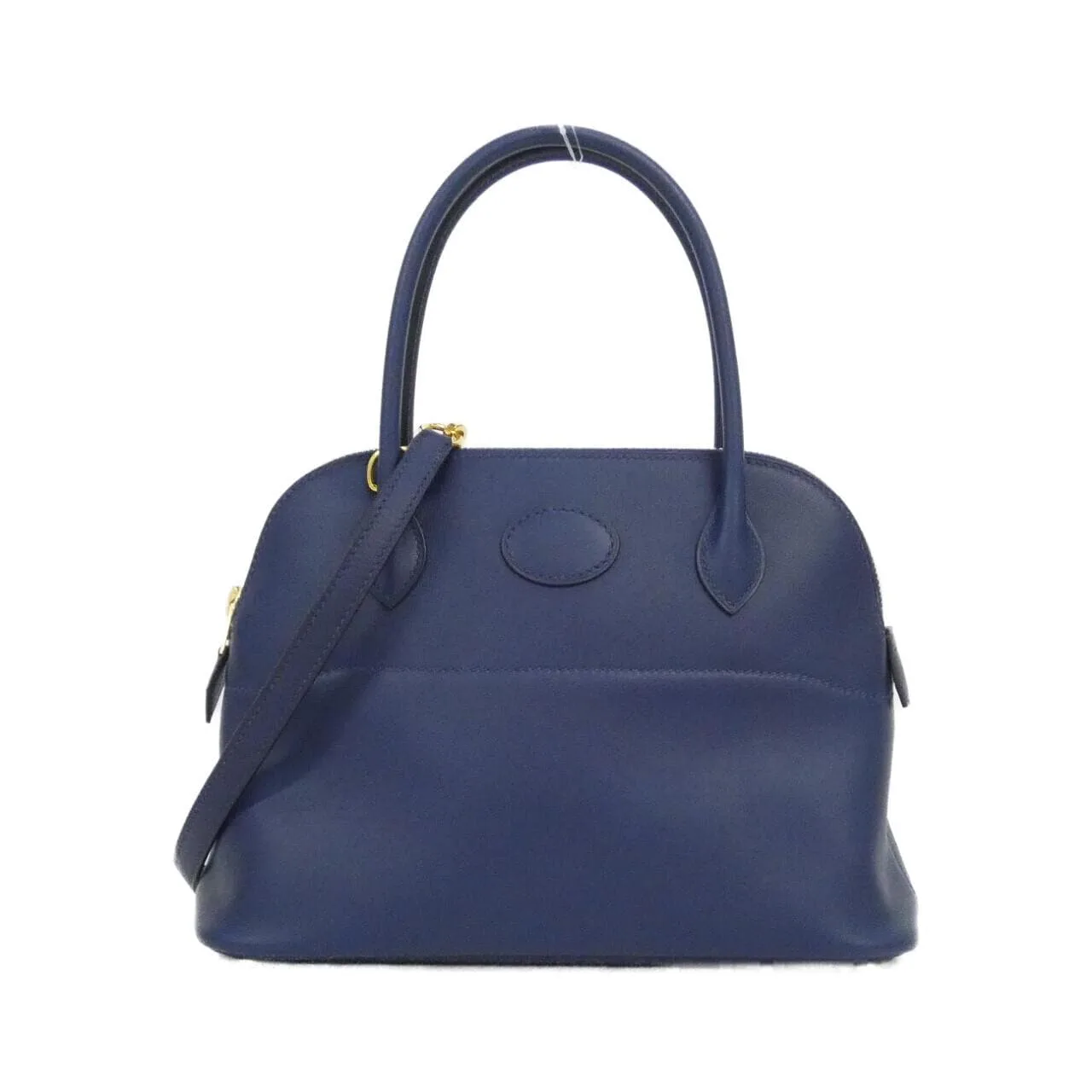 HERMES 047653CC Handbag Swift Blue