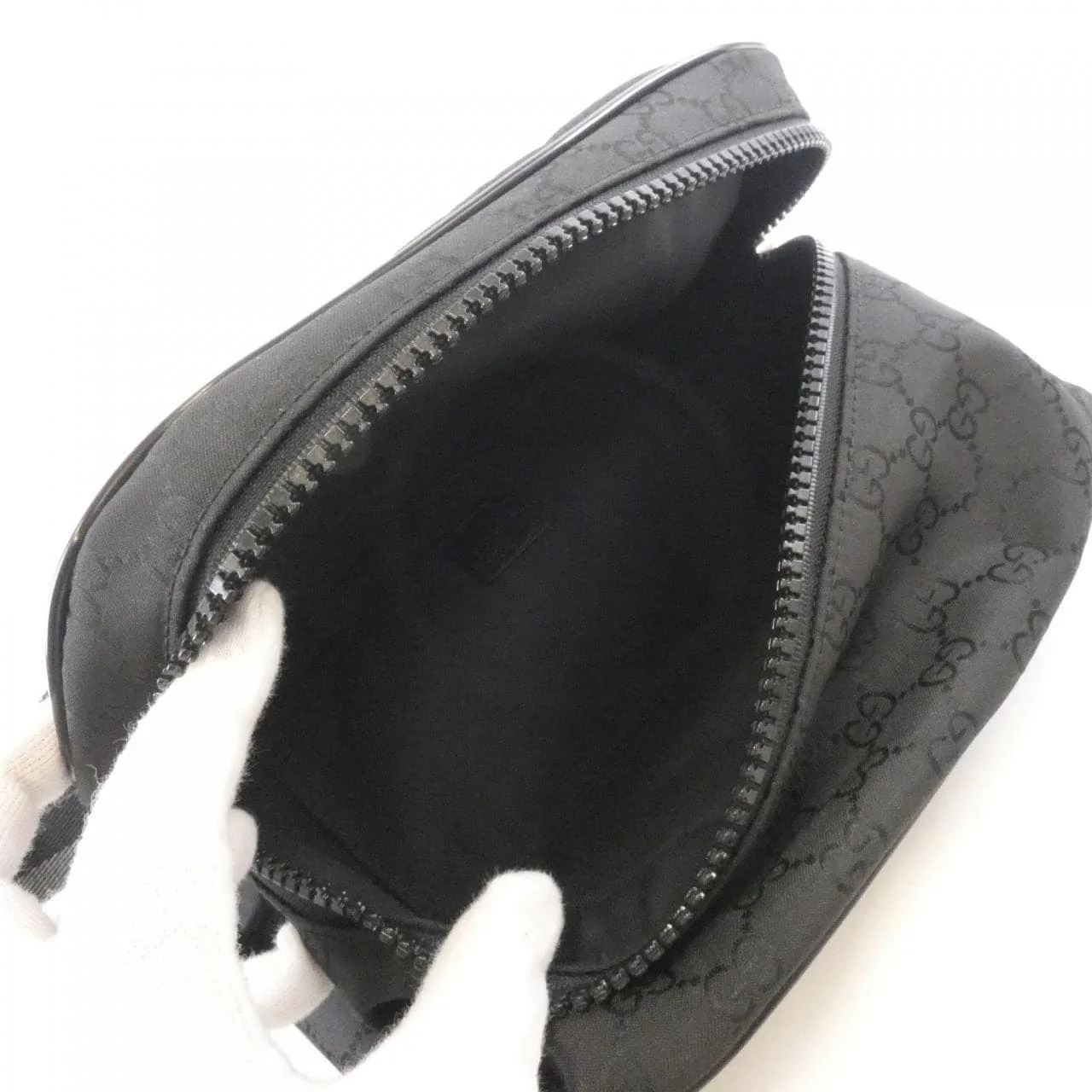 GUCCI GG Supreme 449182 G1XHN Shoulder Nylon Black Nylon - Thumbnail 6