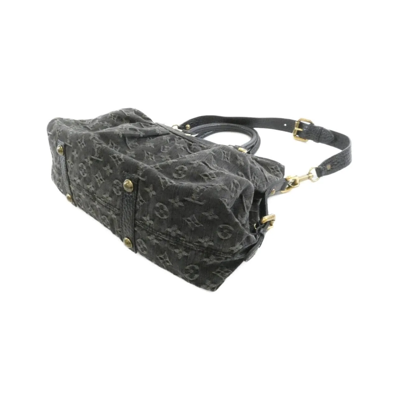 LOUIS VUITTON M95351 Handbag Monogram 黑色 Monogram 中古品B - 縮圖 2