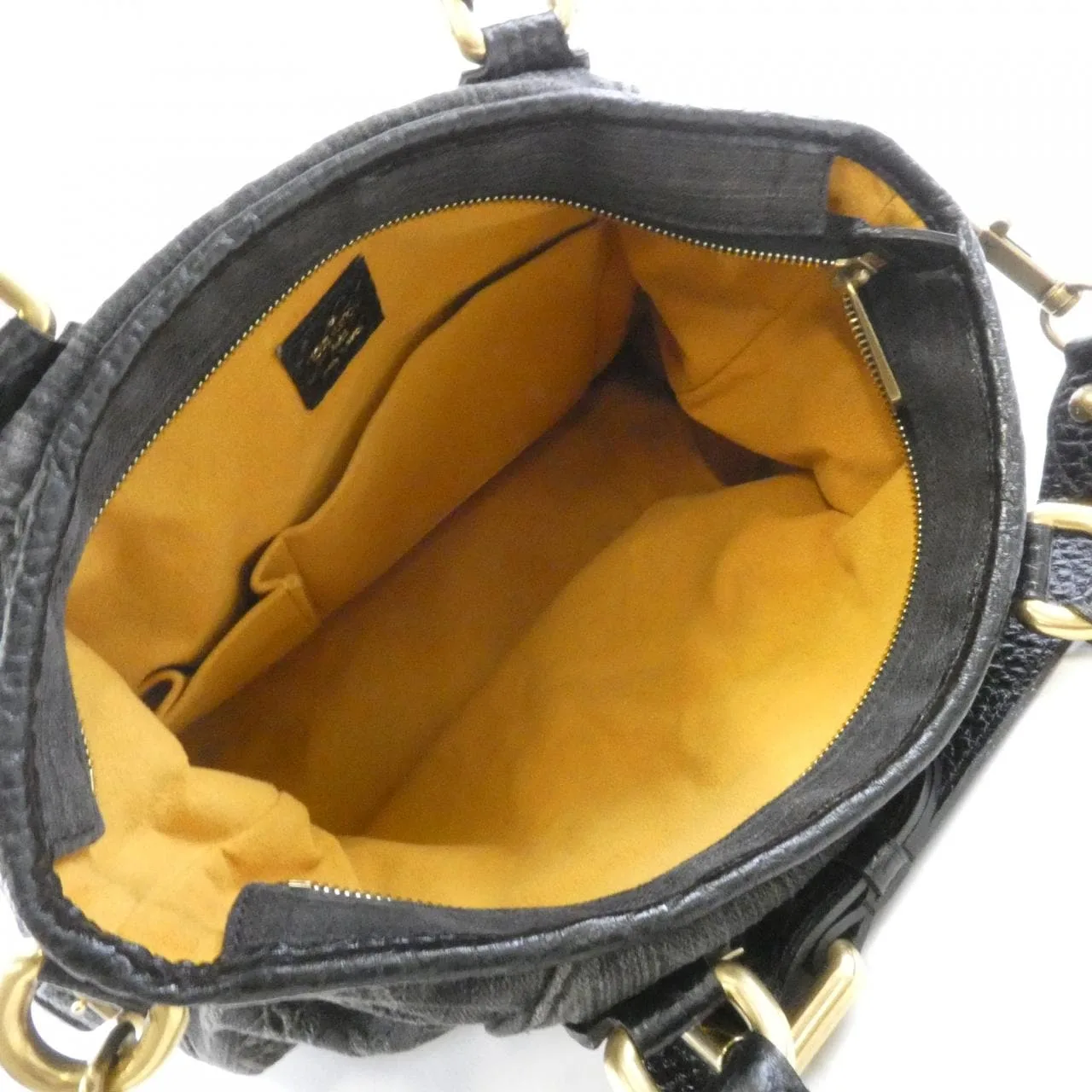 LOUIS VUITTON M95351 Handbag Monogram 黑色 Monogram 中古品B - 縮圖 7