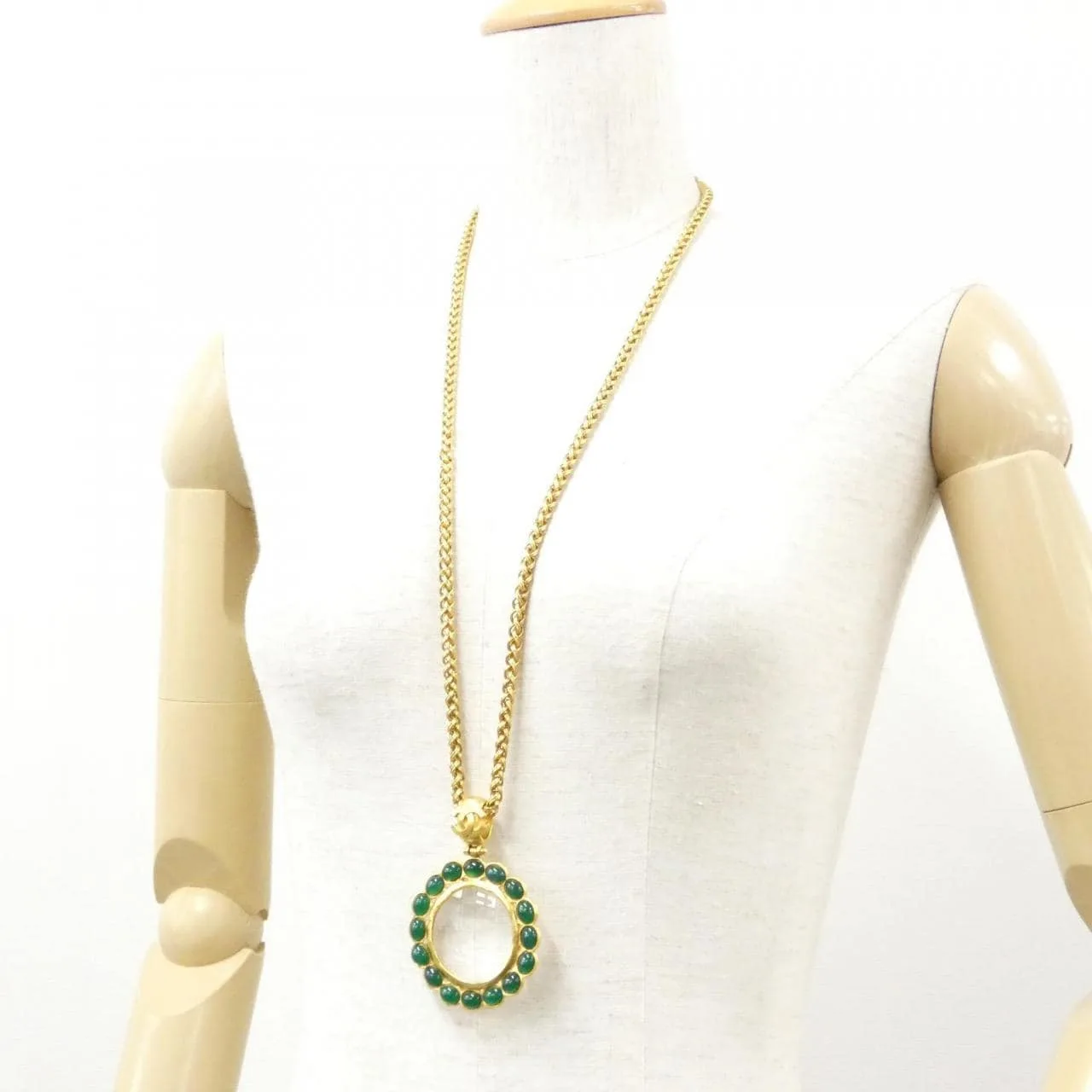 CHANEL Accessories 綠色 中古品A - 縮圖 6