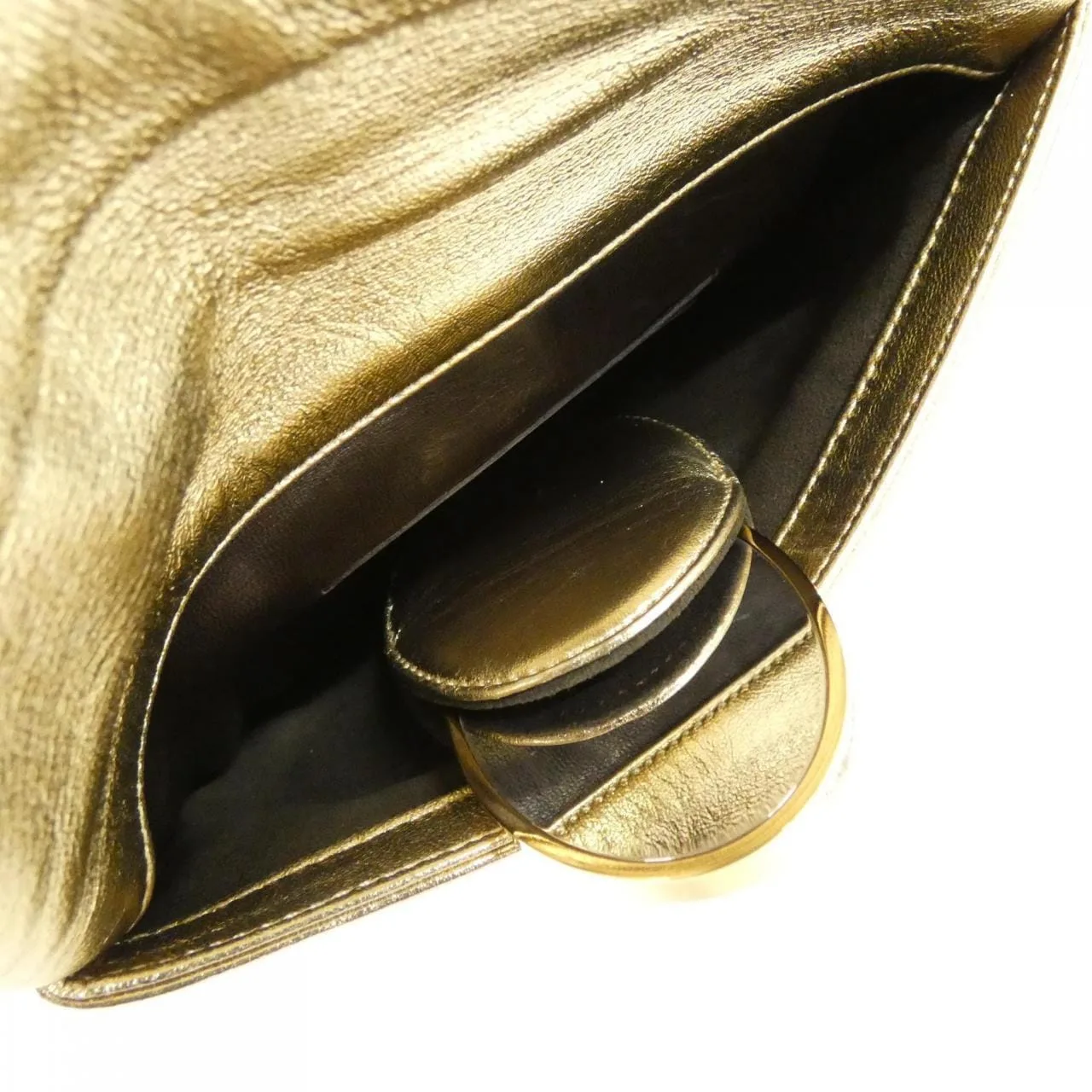 LOUIS VUITTON M95861 Handbag Lambskin Gold Lambskin Rank A - Thumbnail 9