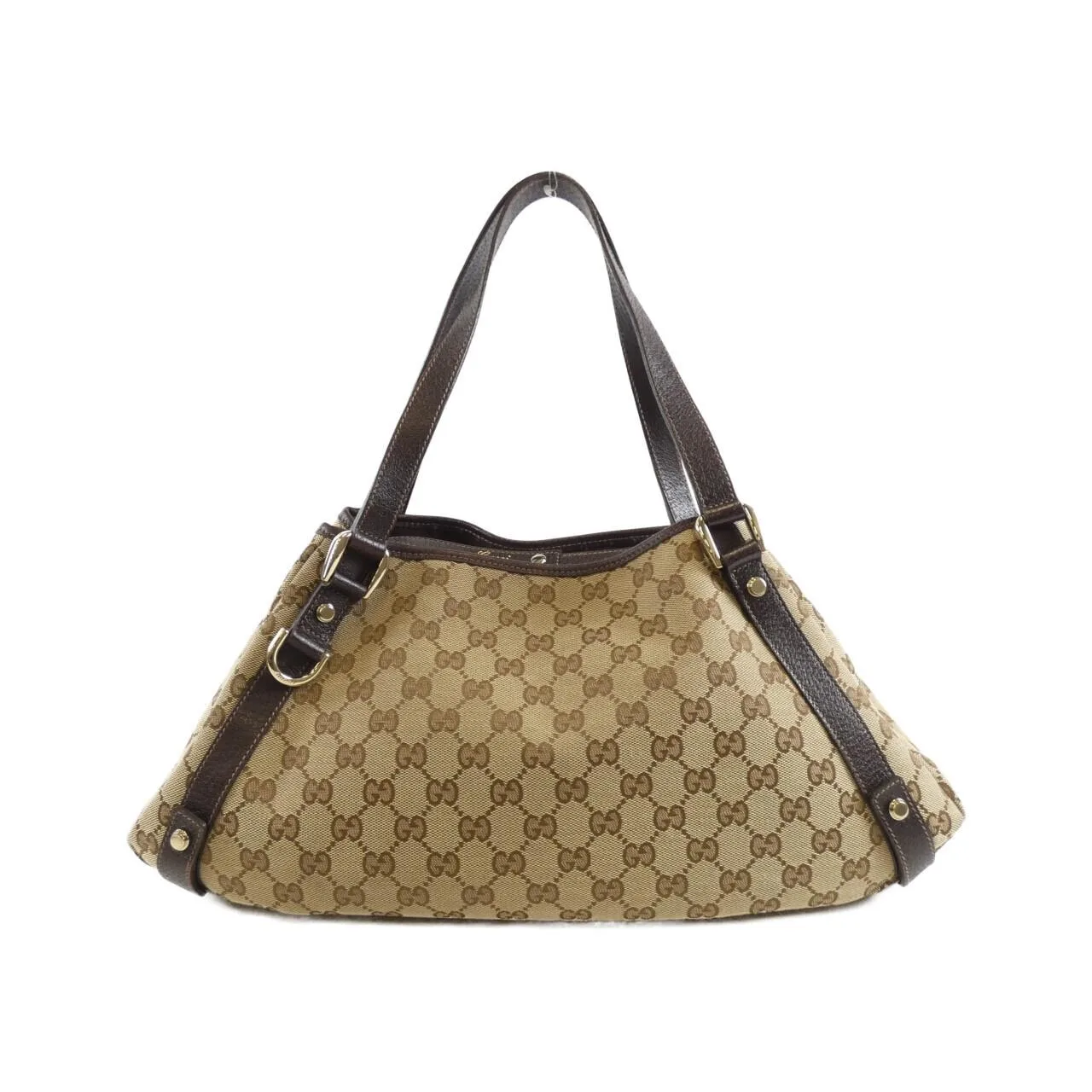 GUCCI 130736 FAFXG Shoulder Canvas Beige