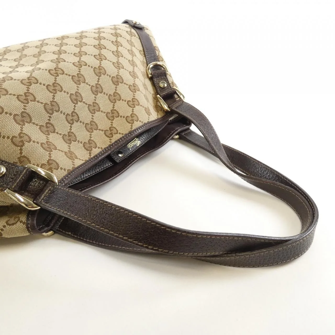 GUCCI 130736 FAFXG Shoulder Canvas Beige Canvas Rank A - Thumbnail 5