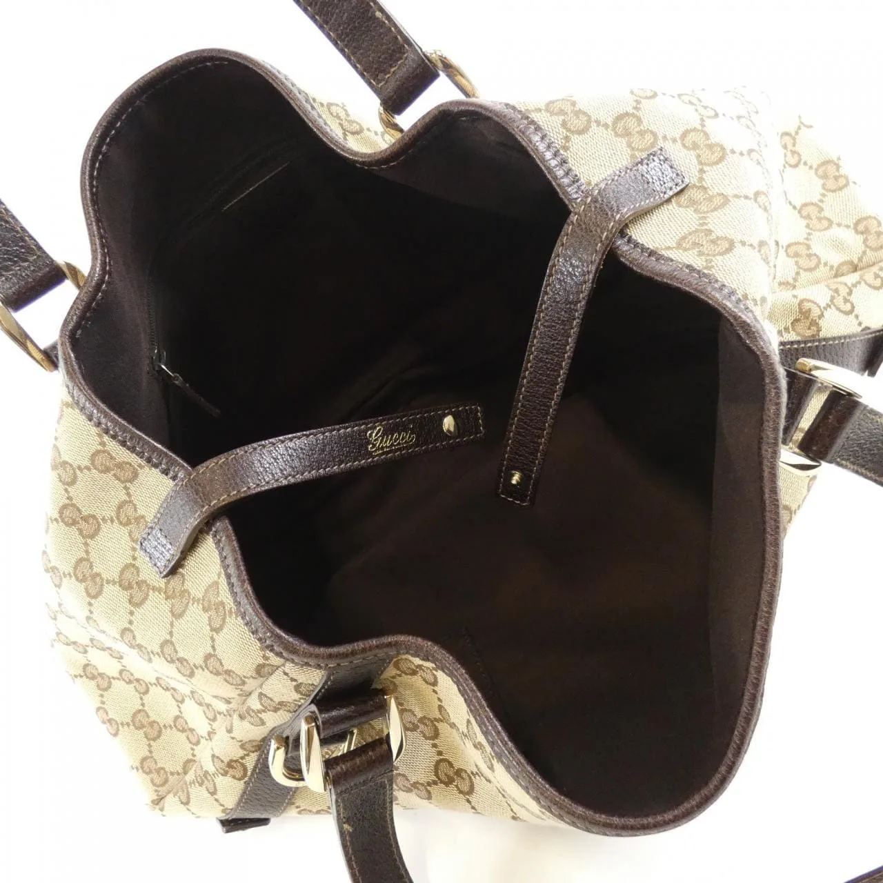 GUCCI 130736 FAFXG Shoulder Canvas Beige Canvas Rank A - Thumbnail 6