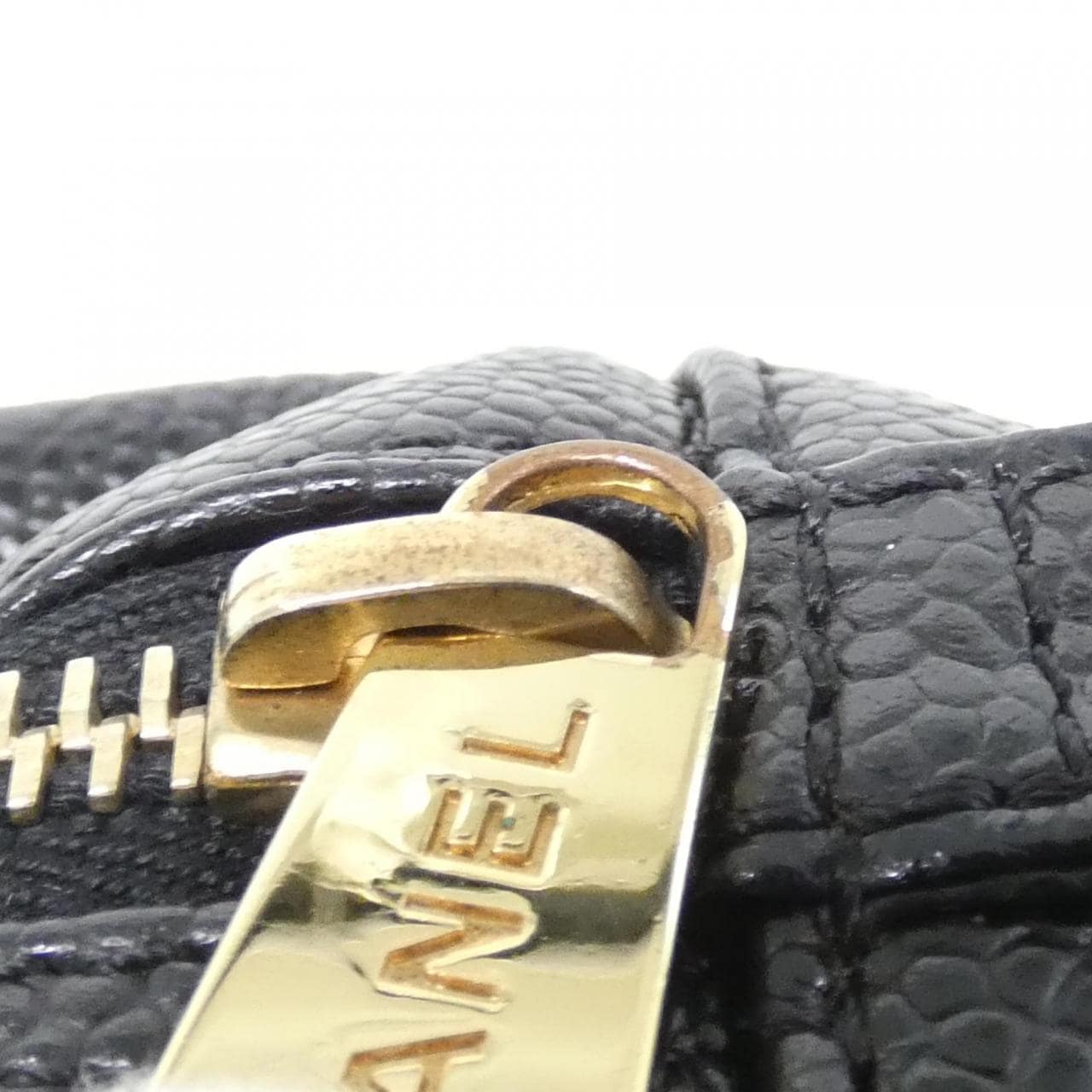 CHANEL 18004 Shoulder Grained Calfskin Black Grained Calfskin - Thumbnail 6