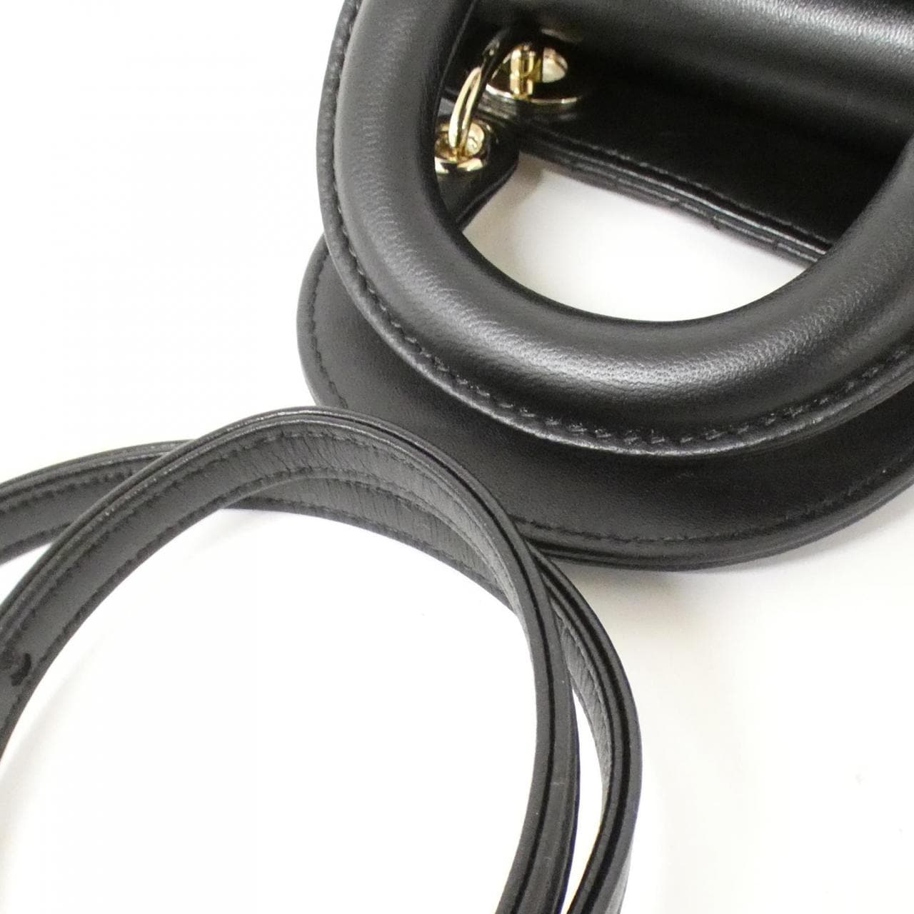 DIOR Lady Dior S0856ONGE Bag Lambskin 黑色 羊皮 中古品A - 縮圖 5