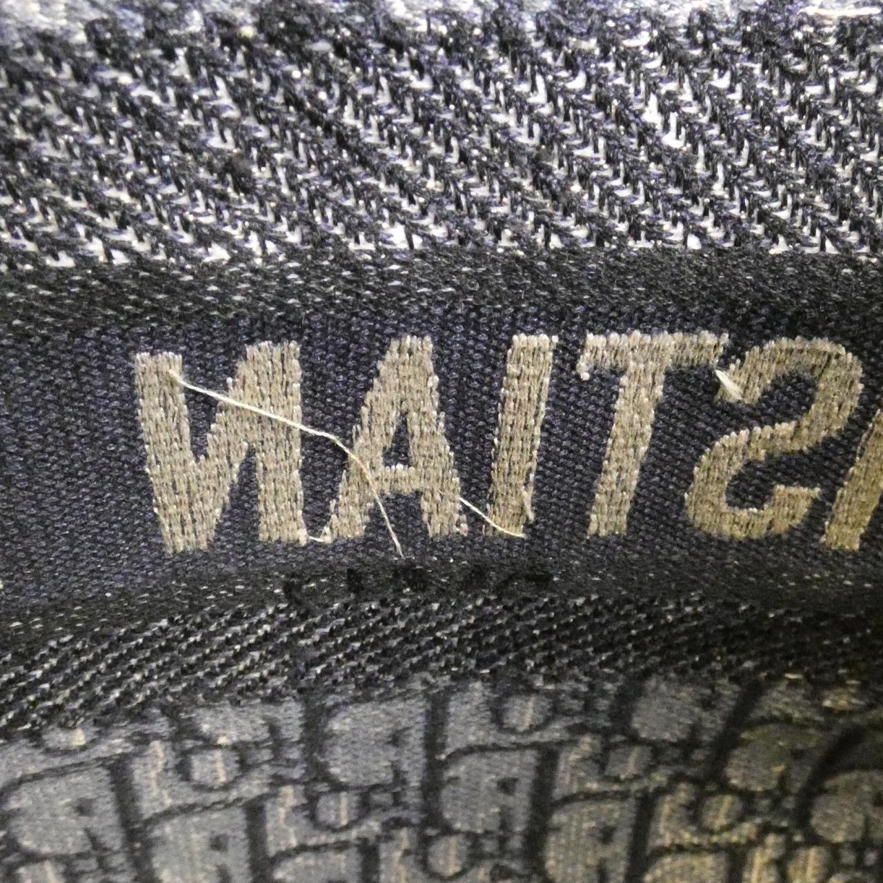 DIOR Book Tote M1296ZRIW Tote Canvas Blue Canvas - Thumbnail 8