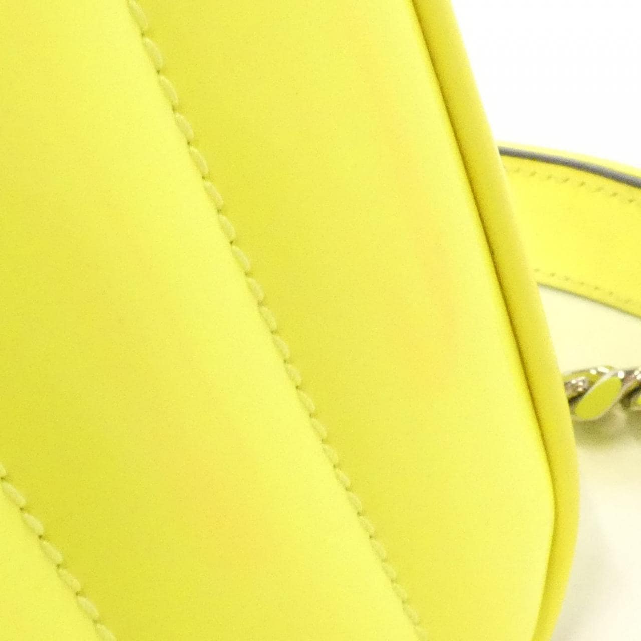 SAINT LAURENT 538439 Shoulder Bag Patent Leather 黃色 漆皮 中古品B - 縮圖 5