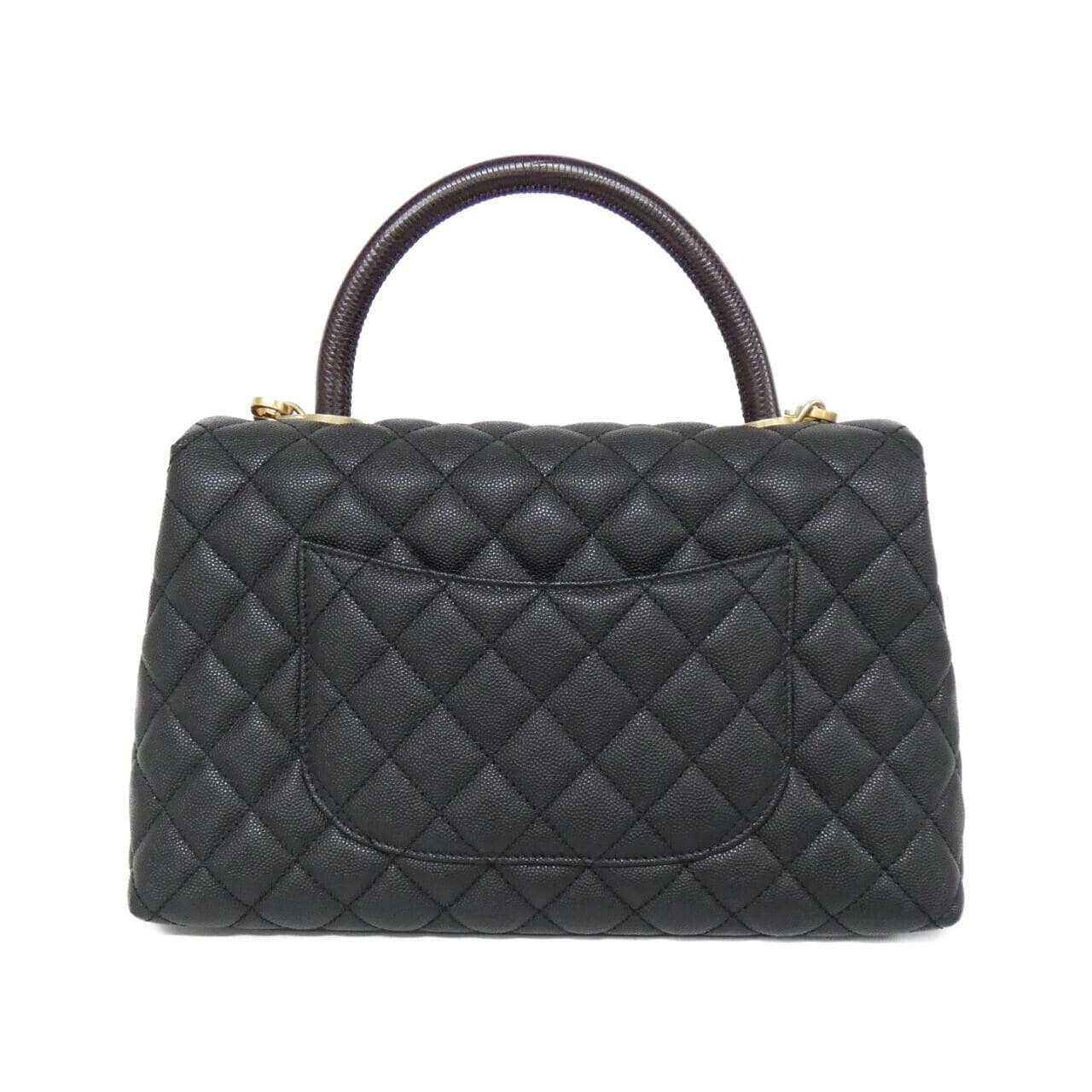 CHANEL Matelasse 92991 Bag Grained Calfskin Black Grained Calfskin - Thumbnail 2