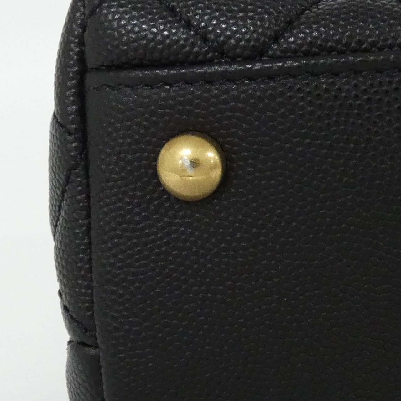 CHANEL Matelasse 92991 Bag Grained Calfskin Black Grained Calfskin - Thumbnail 3