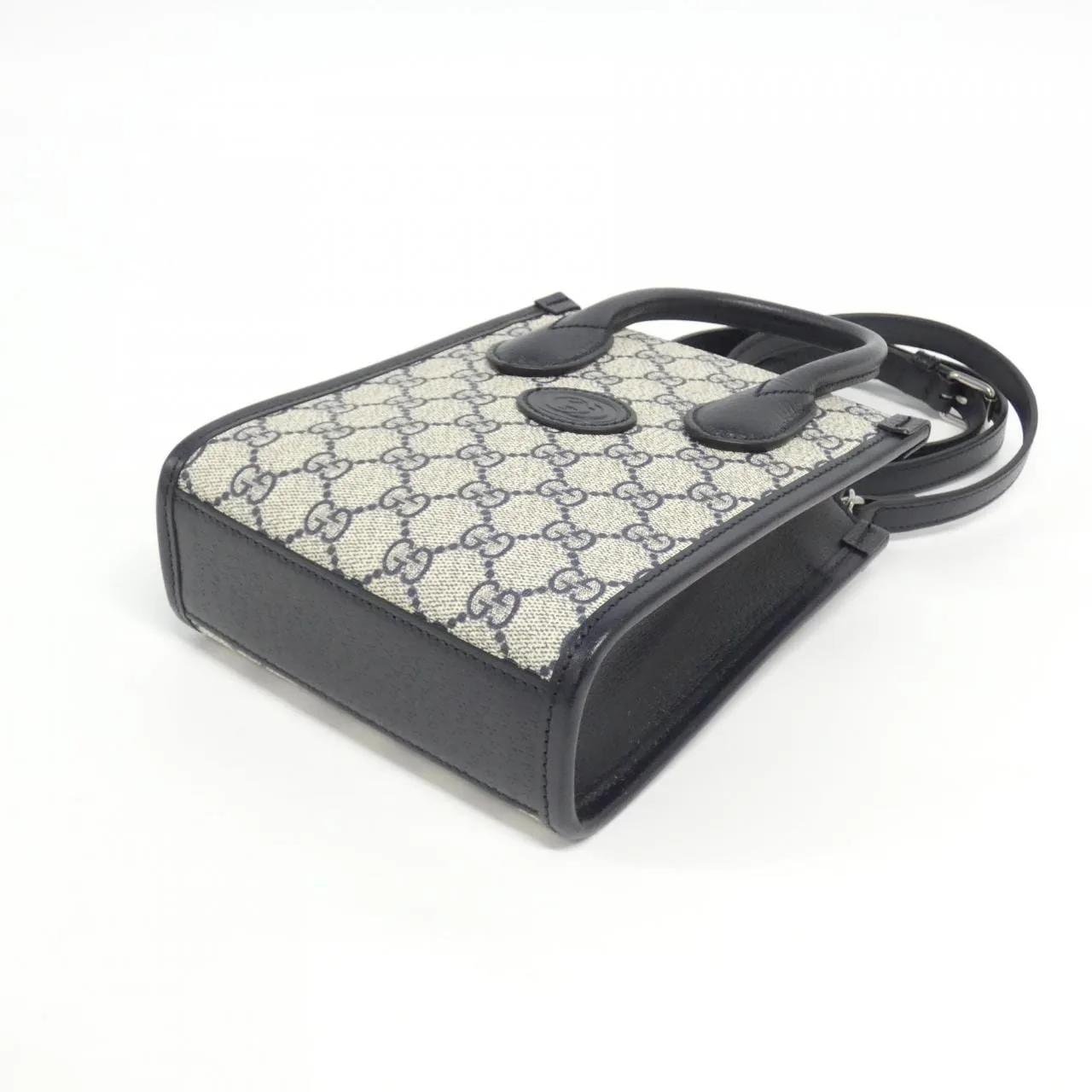 GUCCI 671623 K9GSN Handbag Canvas Beige Canvas Rank A - Thumbnail 3