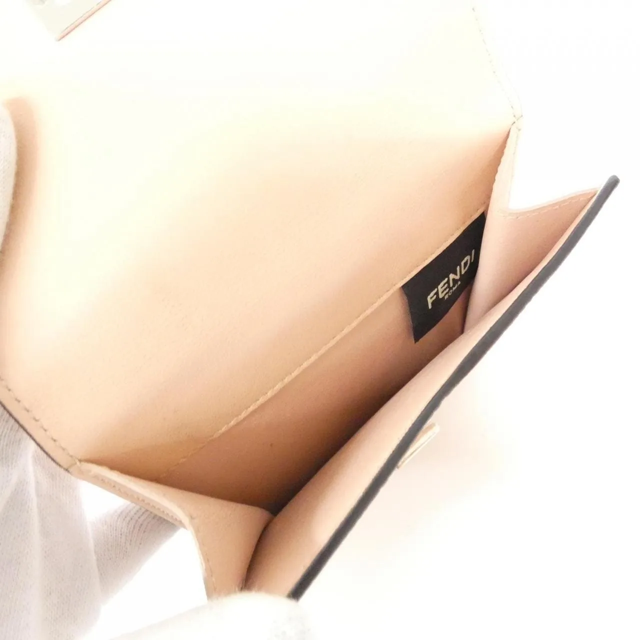 FENDI Peekaboo 8M0438 A91B Wallet Black Rank A - Thumbnail 9