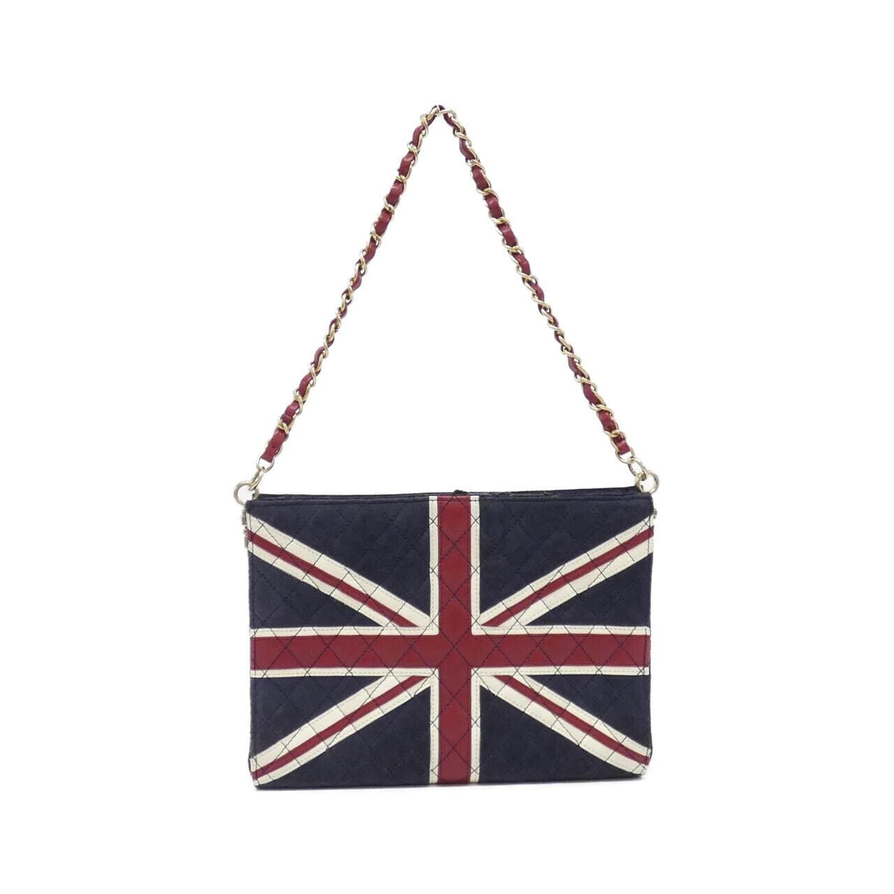 CHANEL Shoulder Bag Lambskin 白色 羊皮 中古品B - 縮圖 2